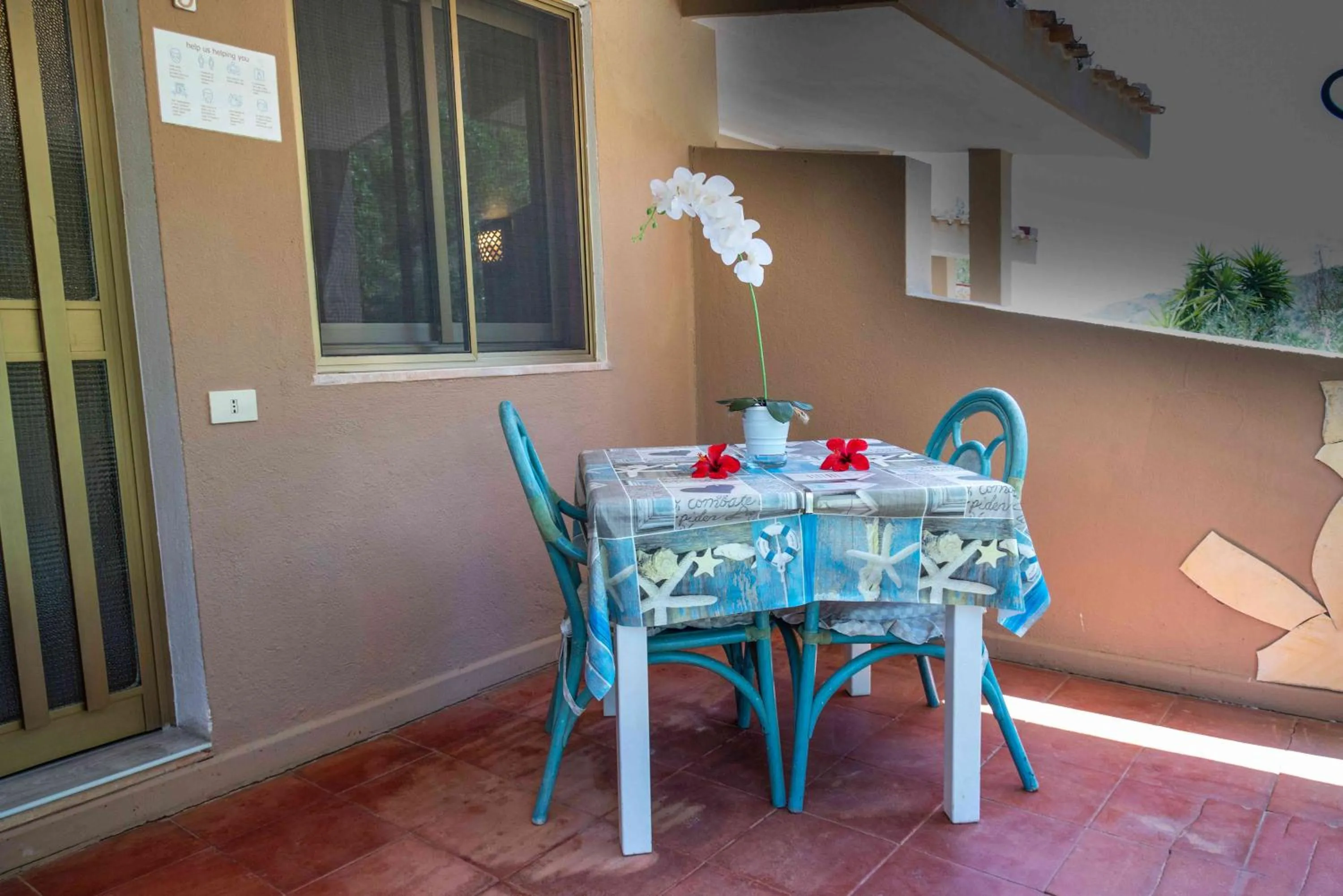 Patio in Hotel L'Oleandro