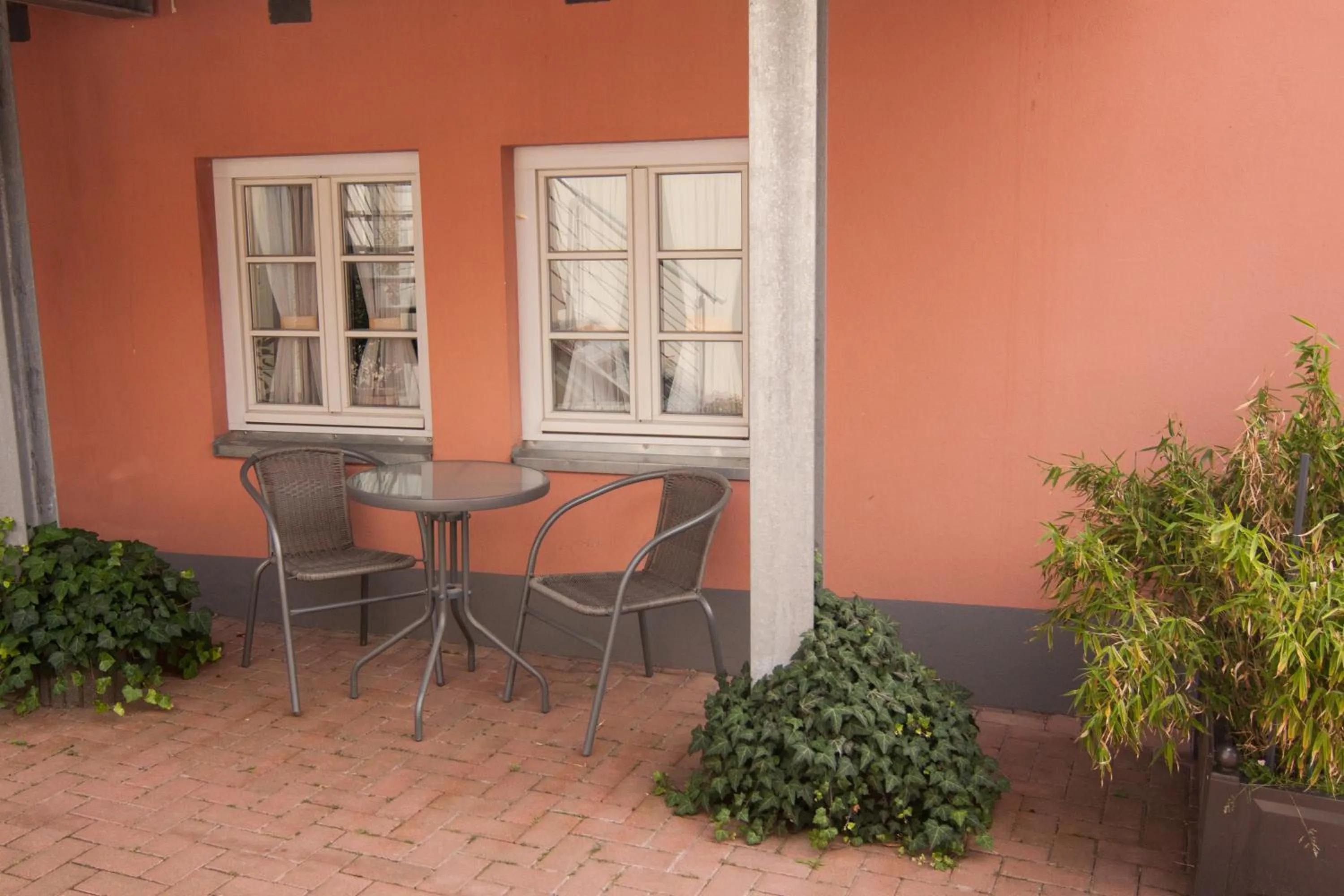 Balcony/Terrace in Urlaub im Fachwerk - Klink