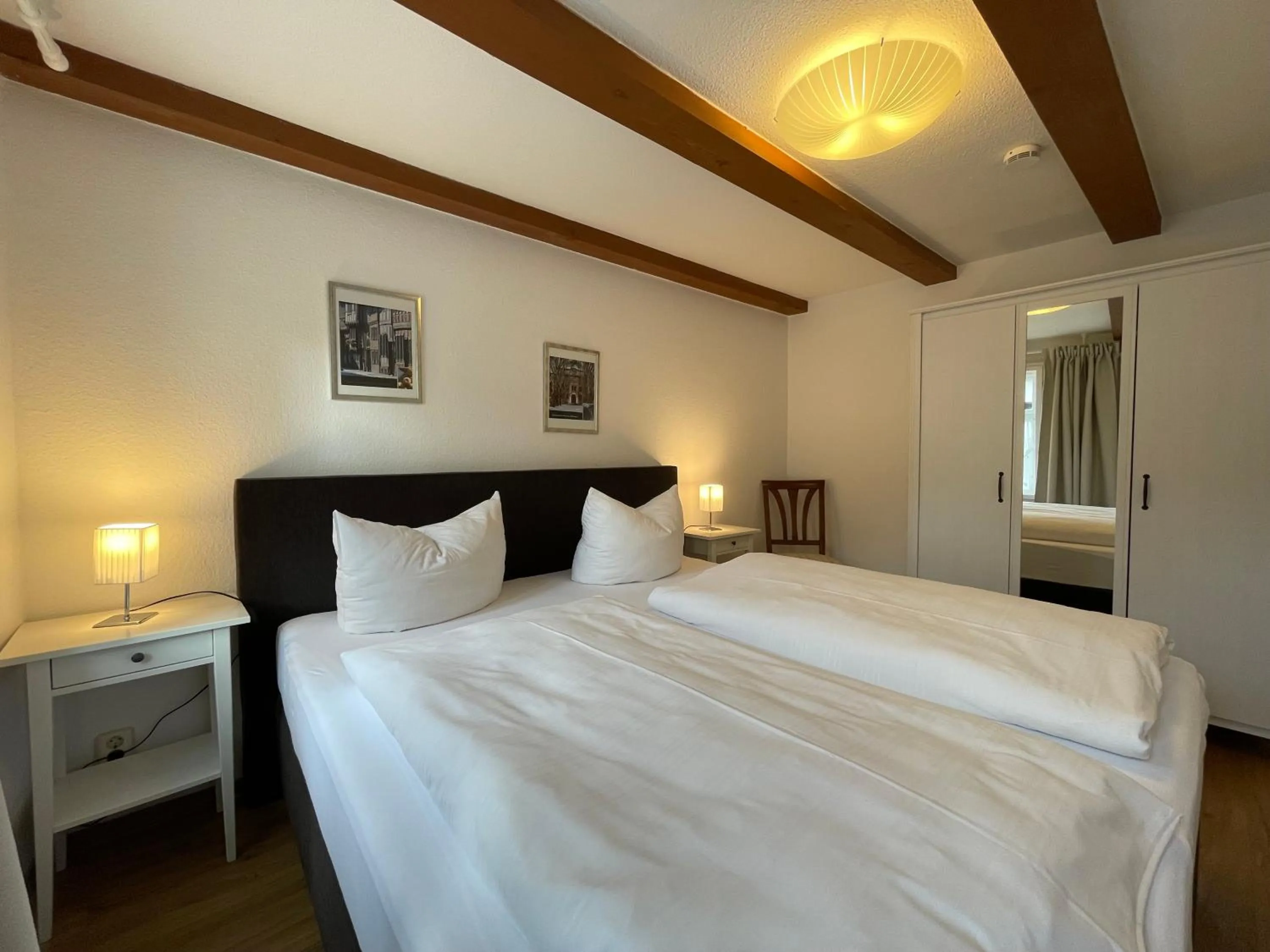 Bedroom, Bed in Urlaub im Fachwerk - Klink