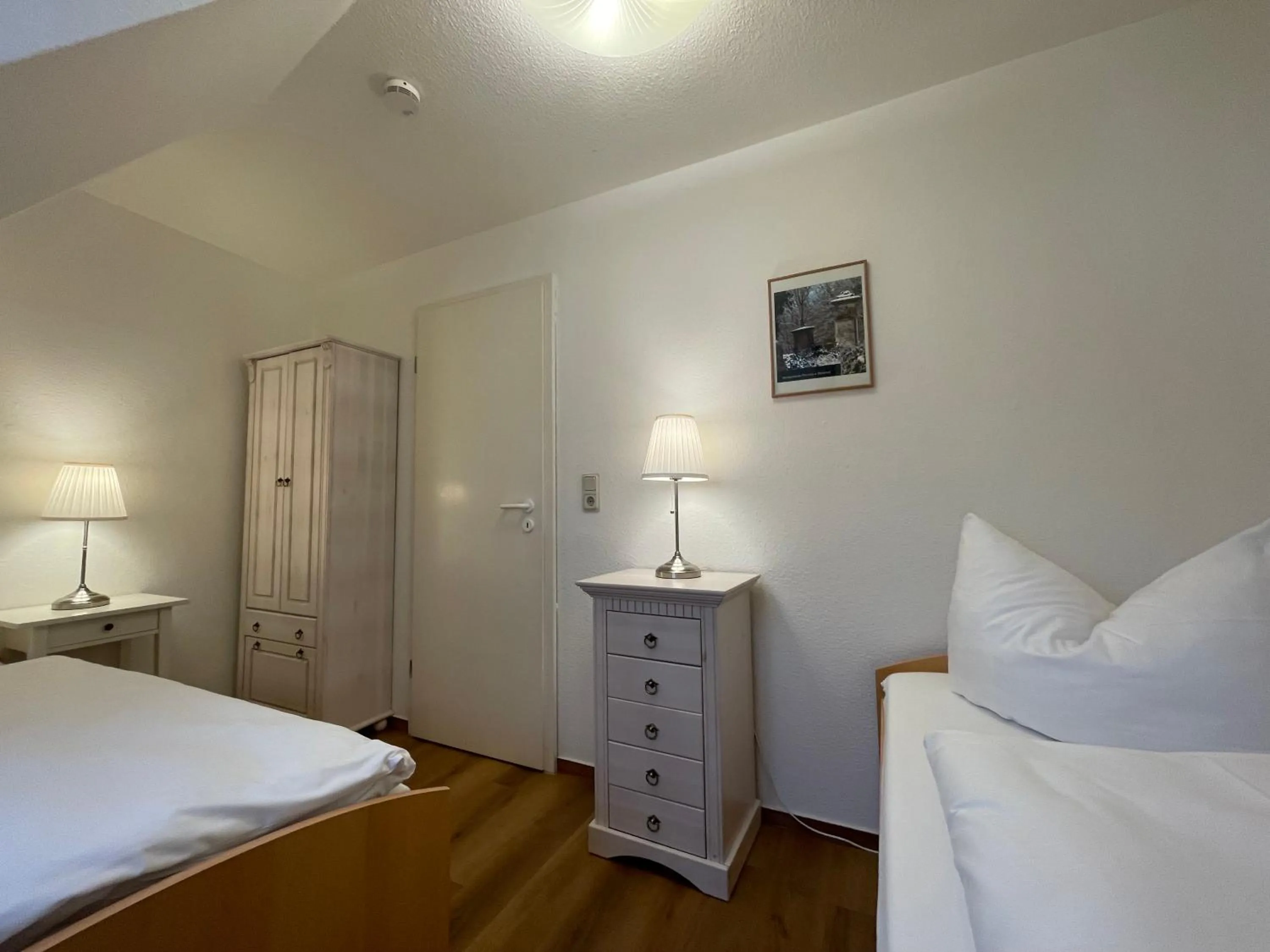 Bedroom, Bed in Urlaub im Fachwerk - Klink