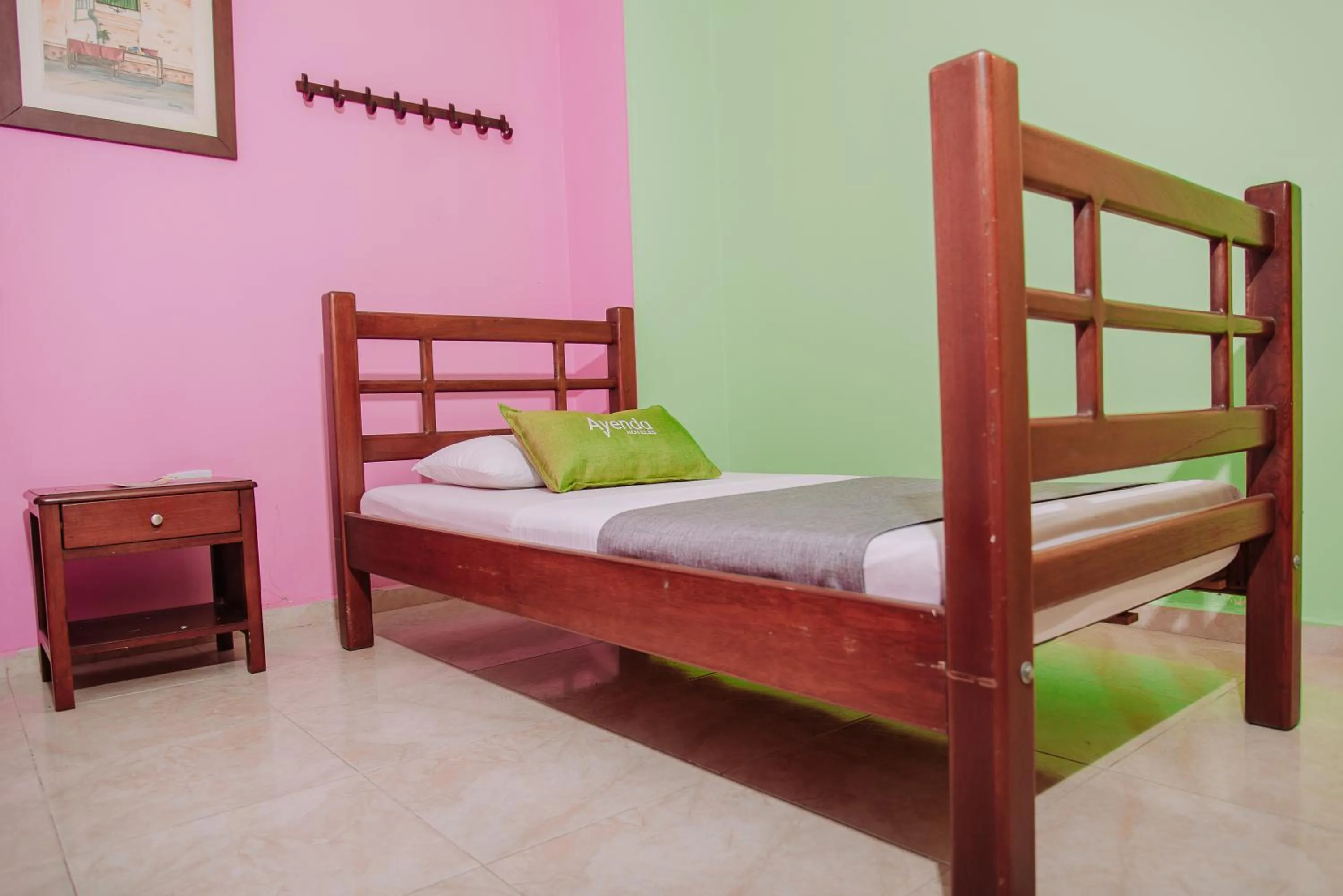 Bed in Hotel Tayrona Mágico