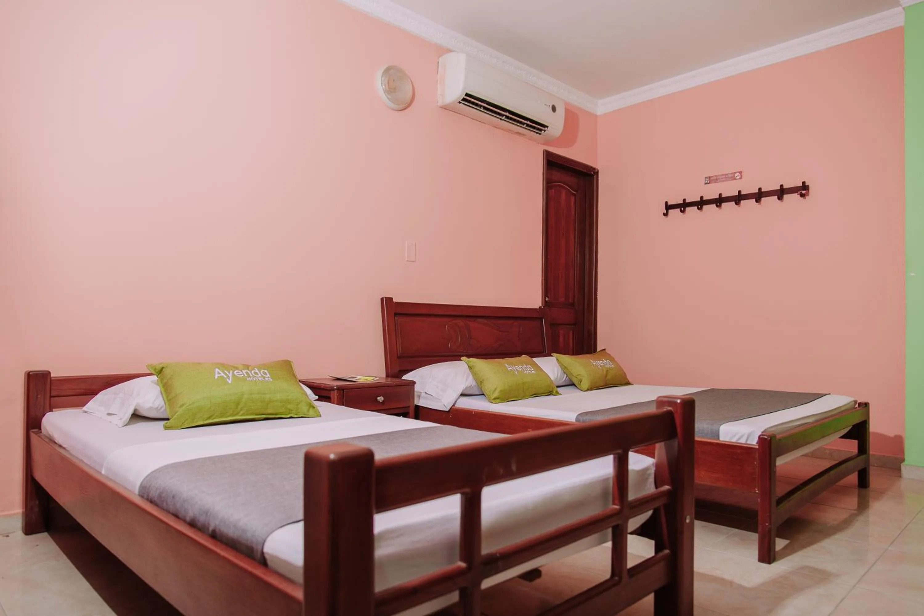 Bed in Hotel Tayrona Mágico