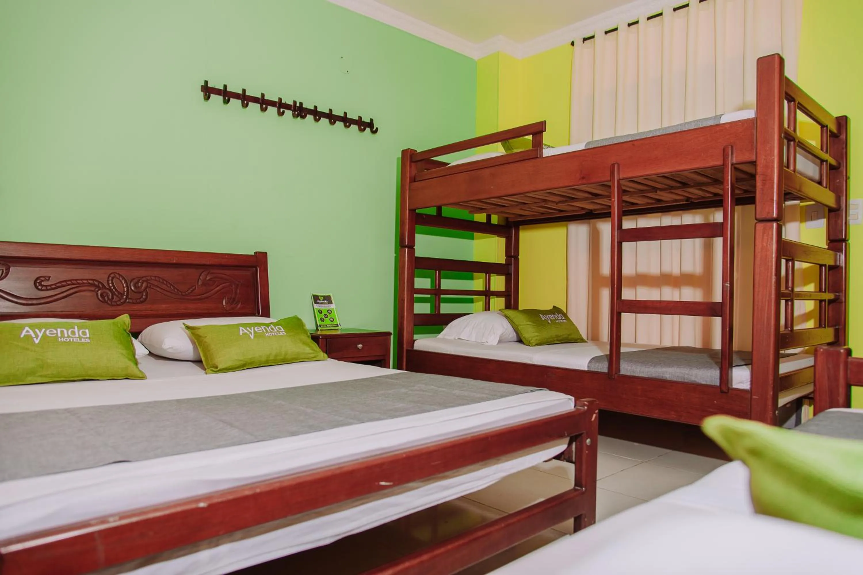 Bed in Hotel Tayrona Mágico