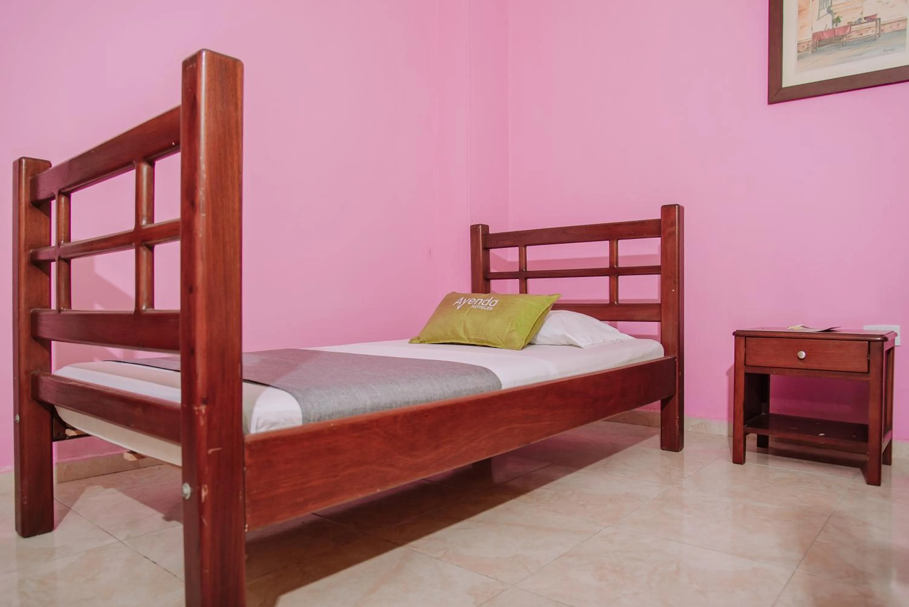 Bed in Hotel Tayrona Mágico