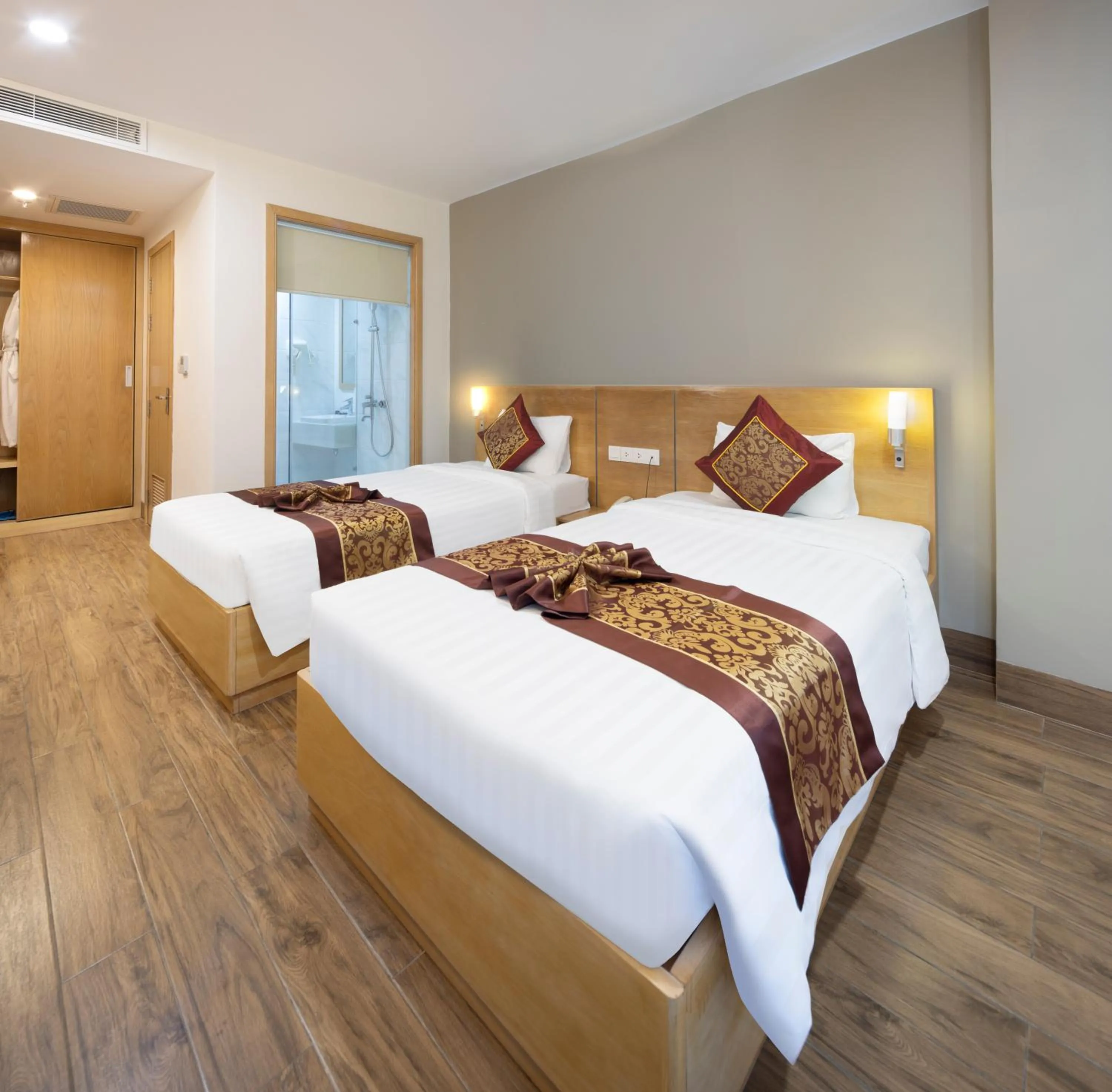 Bed in Gibson Hotel Nha Trang