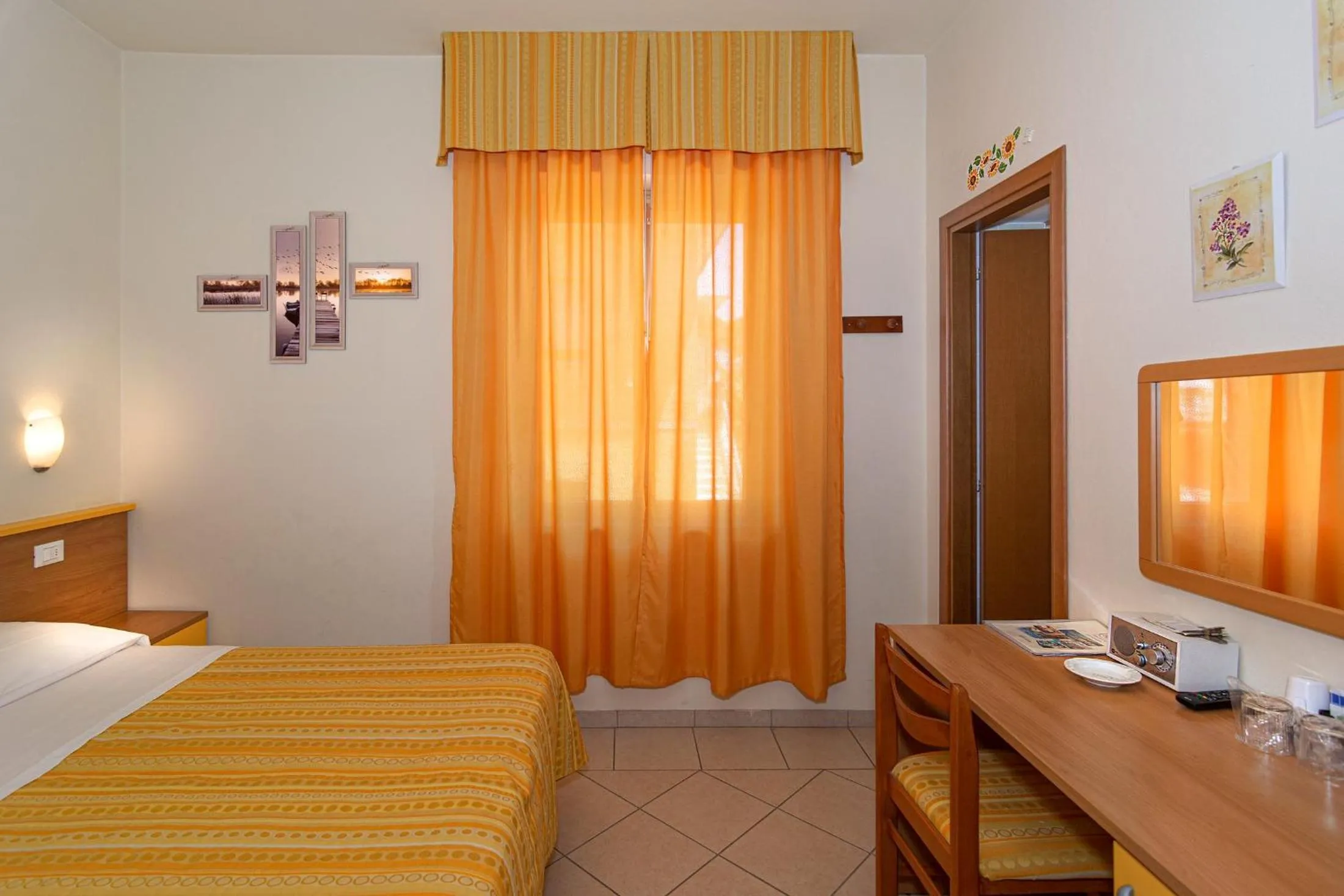 Bed in Hotel Mariani