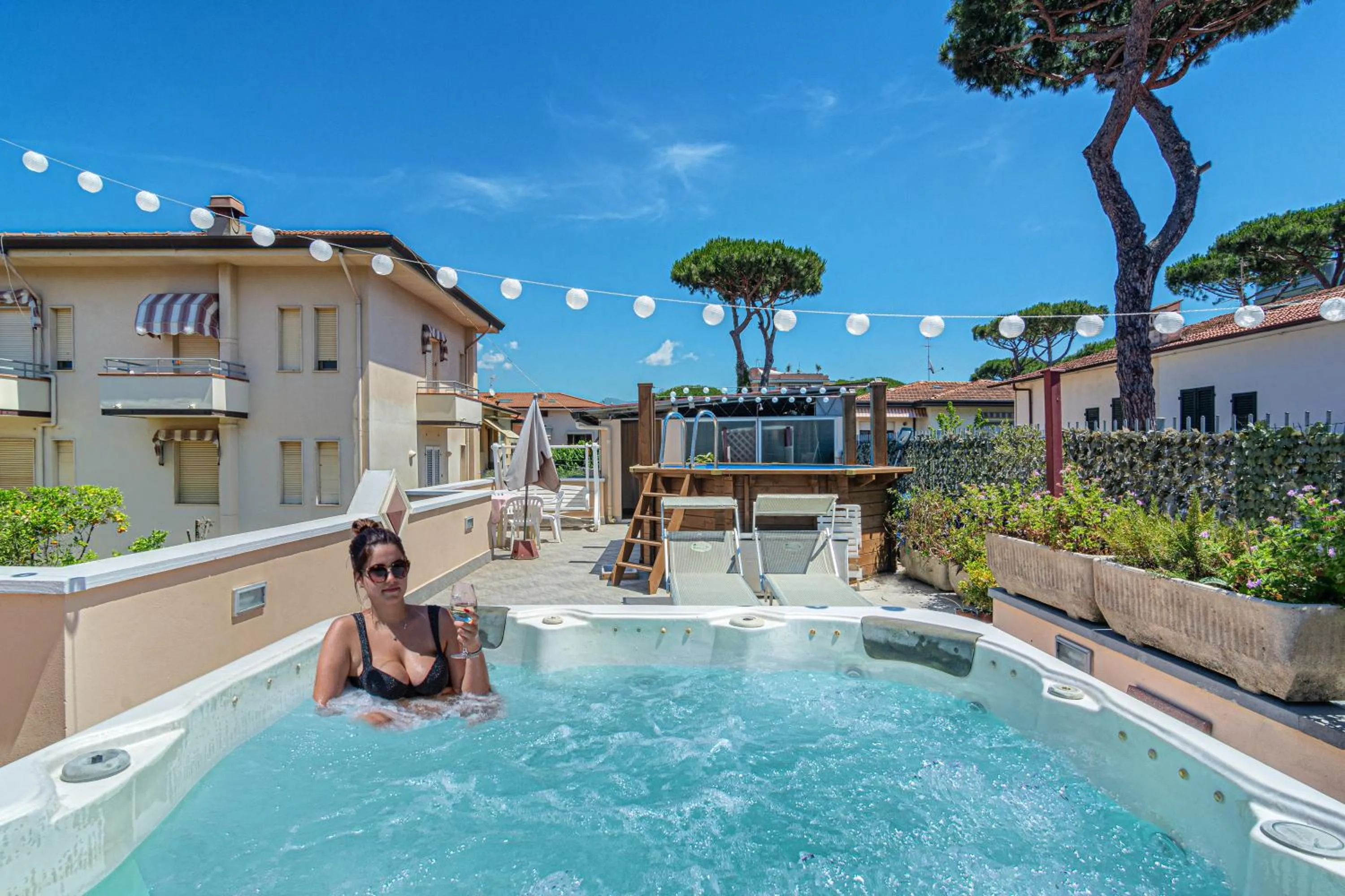 Hot Tub in Hotel Mariani