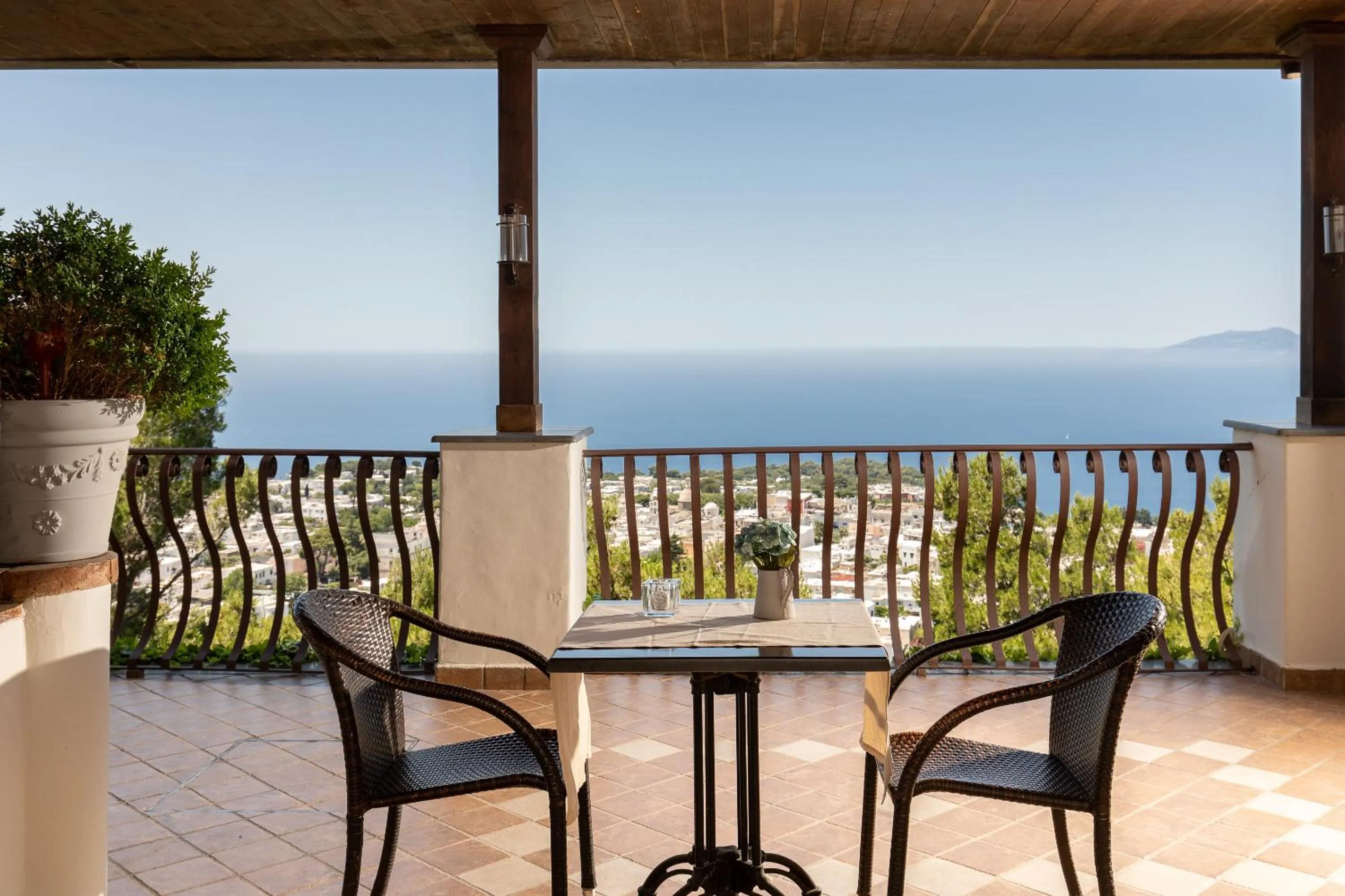 Balcony/Terrace in Monte Solaro Bed & Breakfast