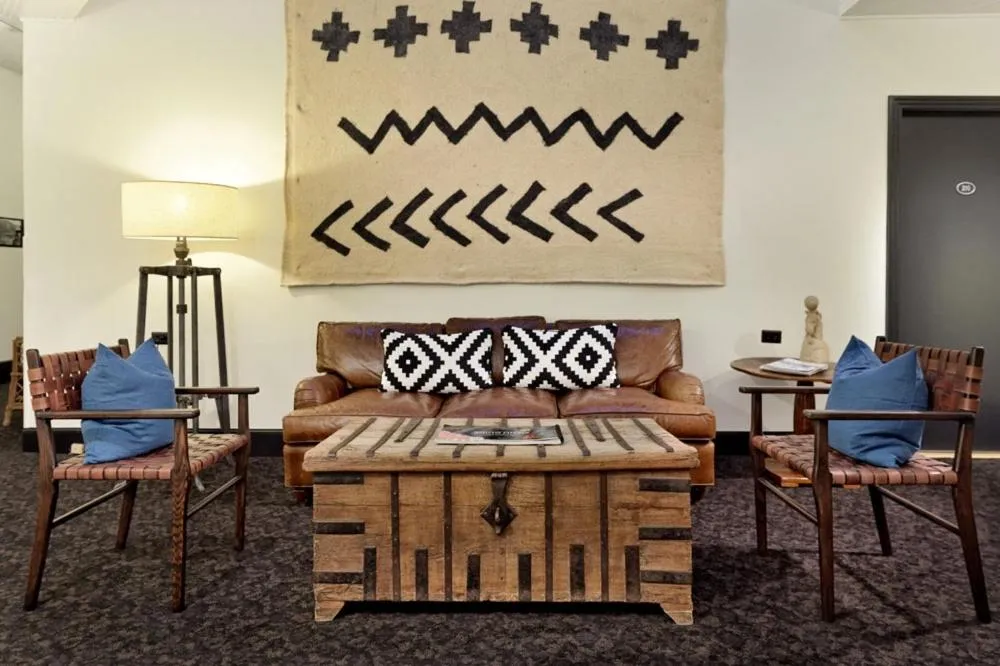 Seating area in Independence Square Unit 313, Downtown Hotel Room in Aspen with Rooftop Hot Tub