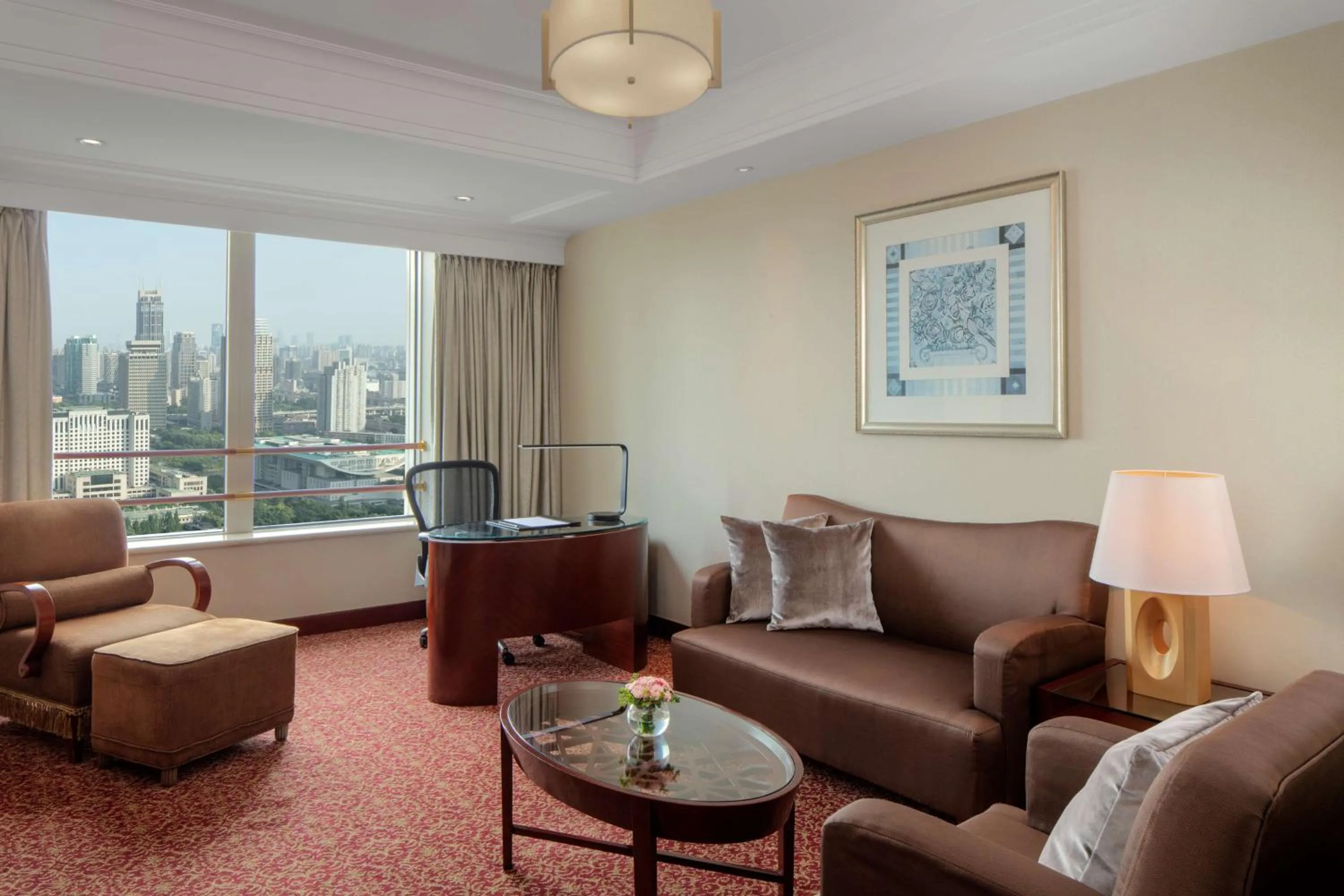 Living room in Radisson Blu Hotel Shanghai New World