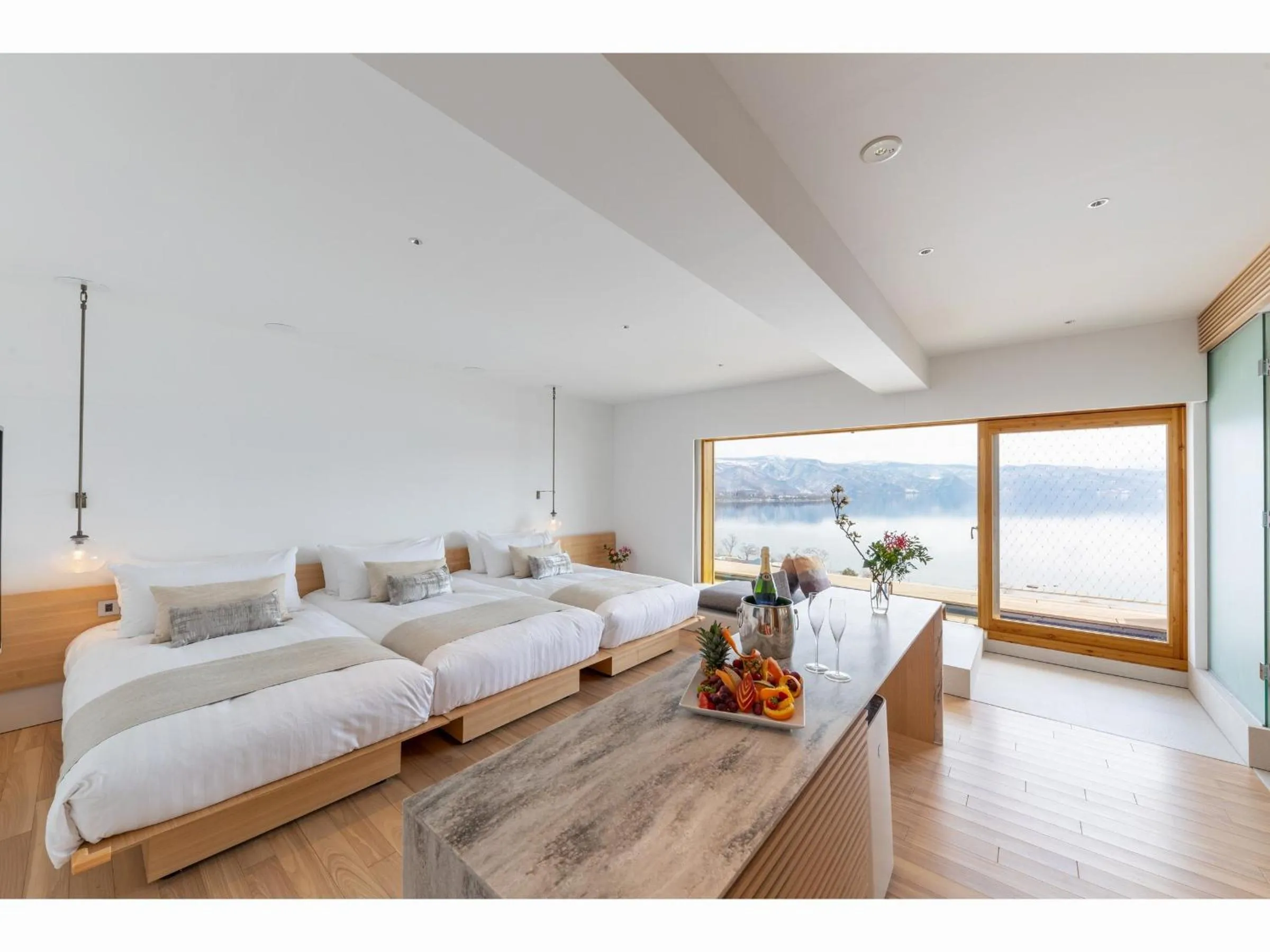 Bedroom, Bed in WE Hotel Toya