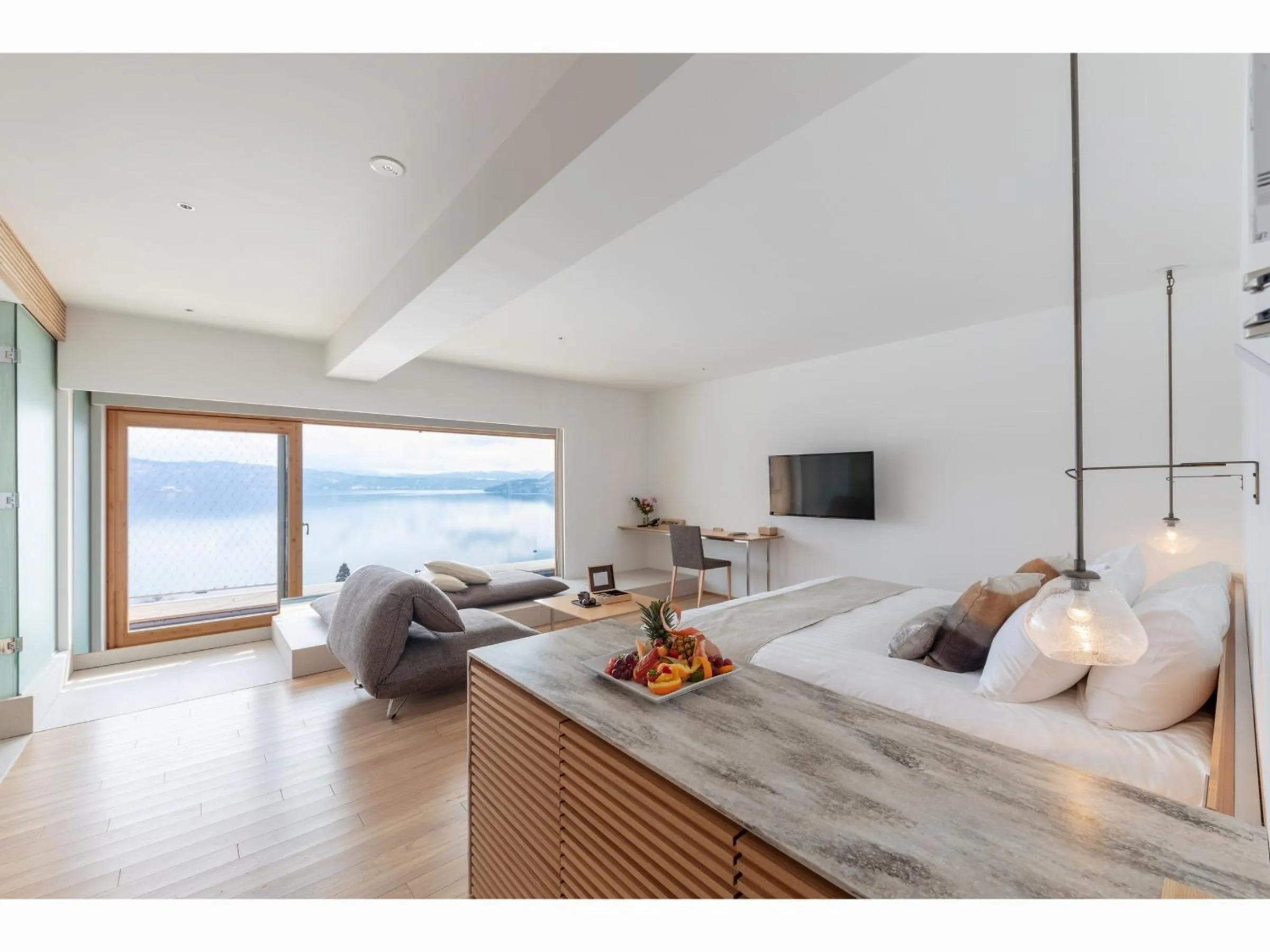 Bedroom, Bed in WE Hotel Toya