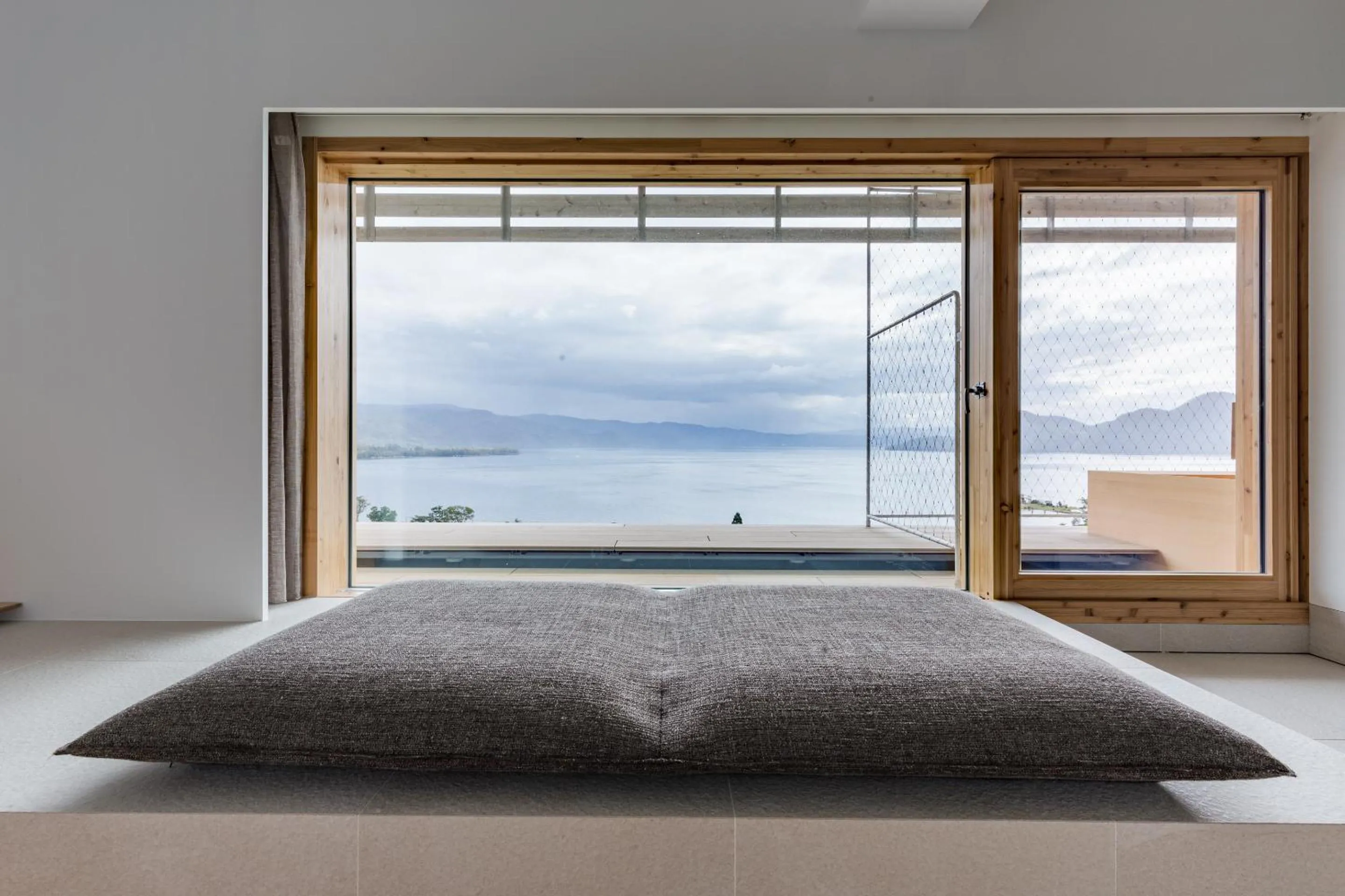 Decorative detail, Bed in WE Hotel Toya