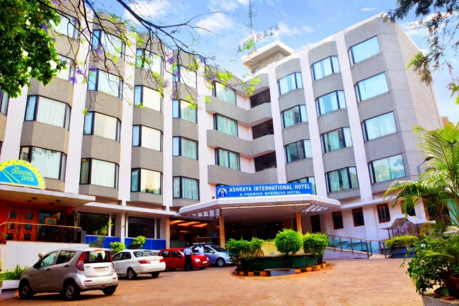 Property building in Ashraya International Hotel