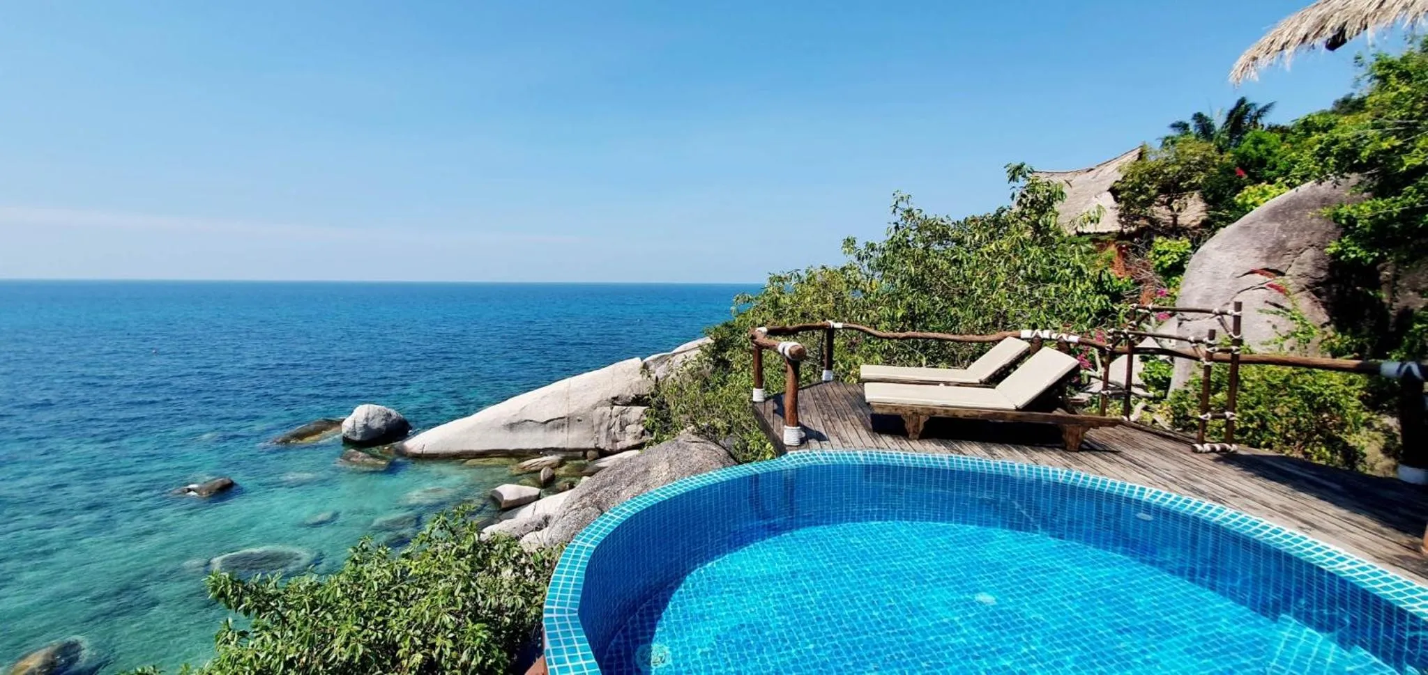 Pool view in Koh Tao Cabana