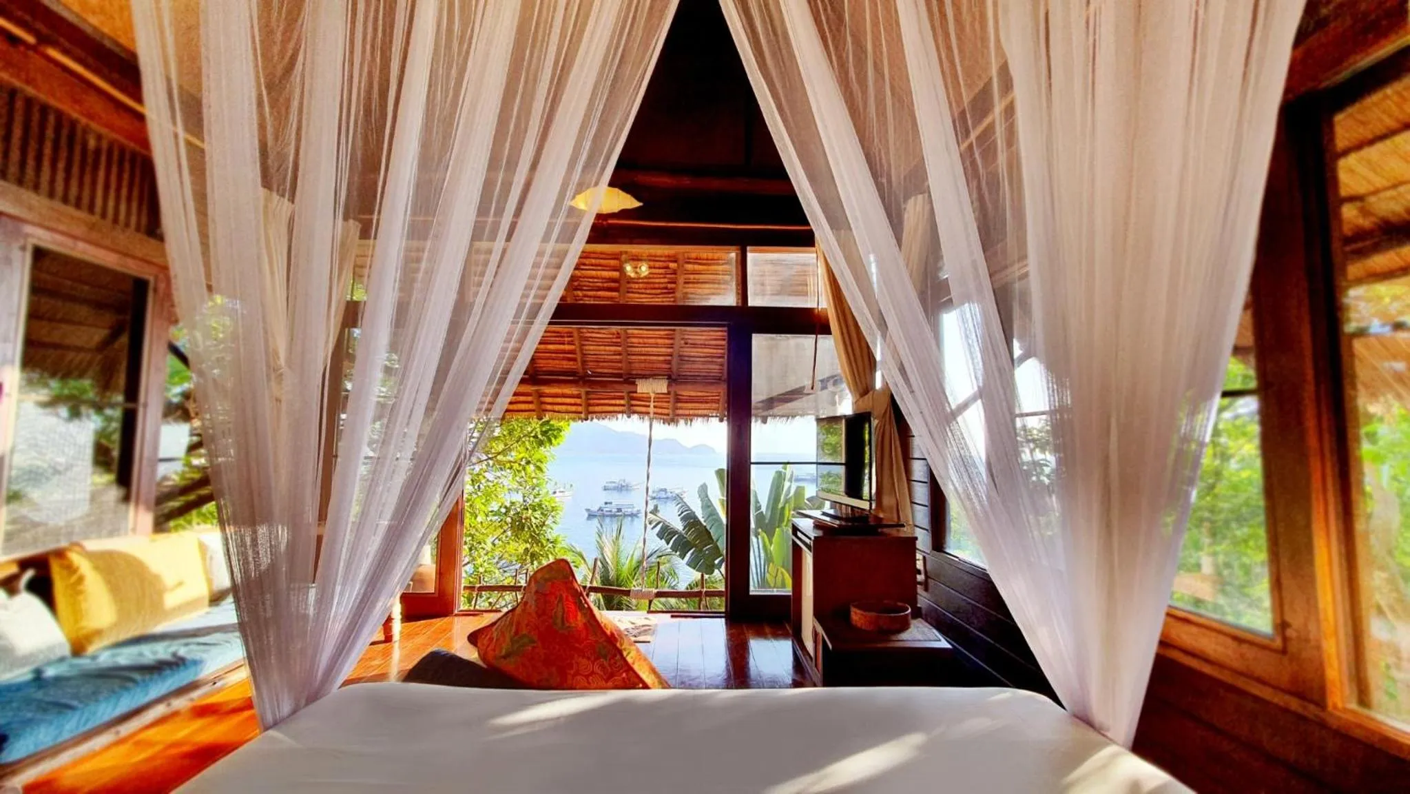 Sea view, Bed in Koh Tao Cabana