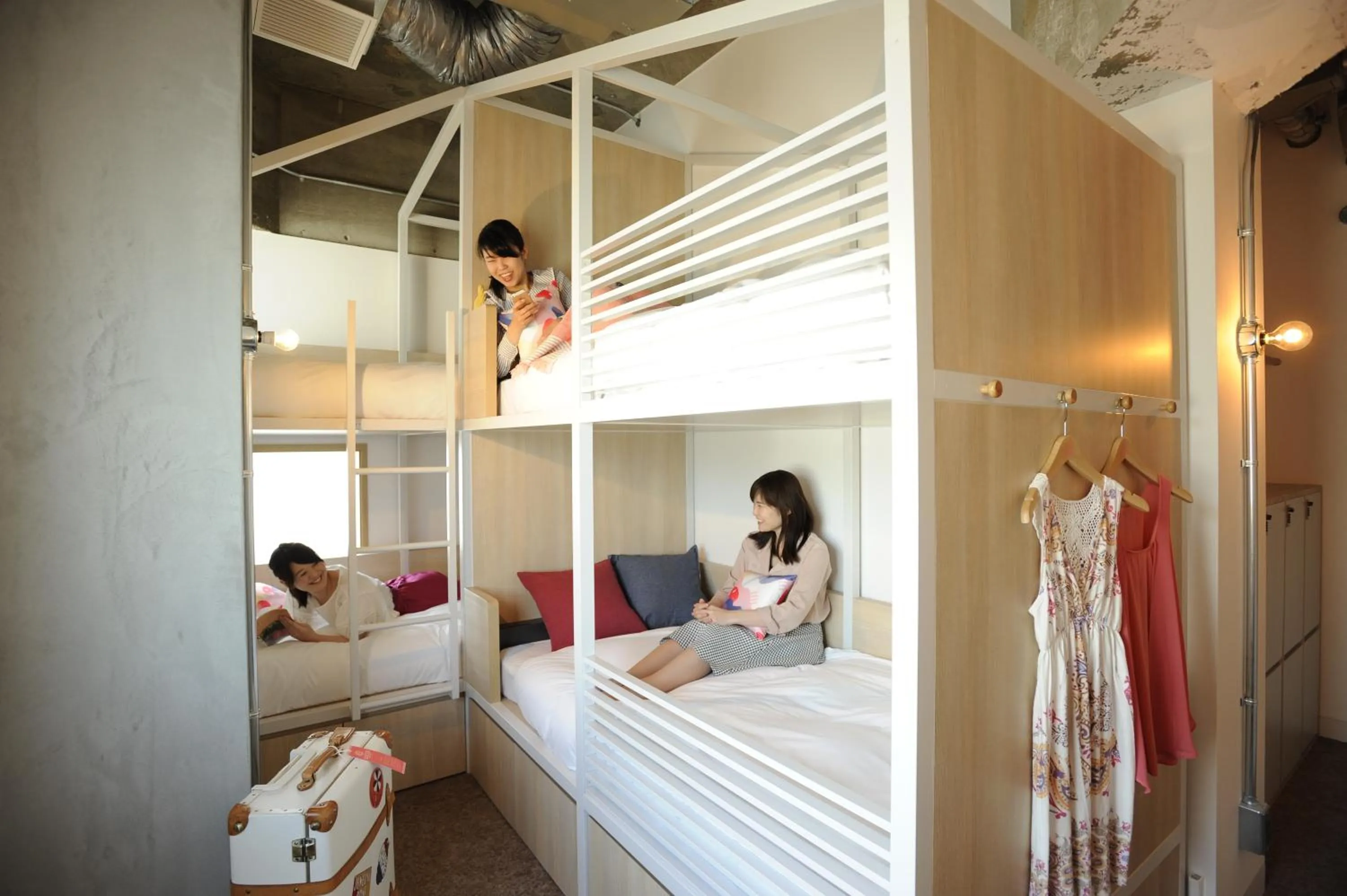 bunk bed in CAFETEL Kyoto Sanjo for Ladies