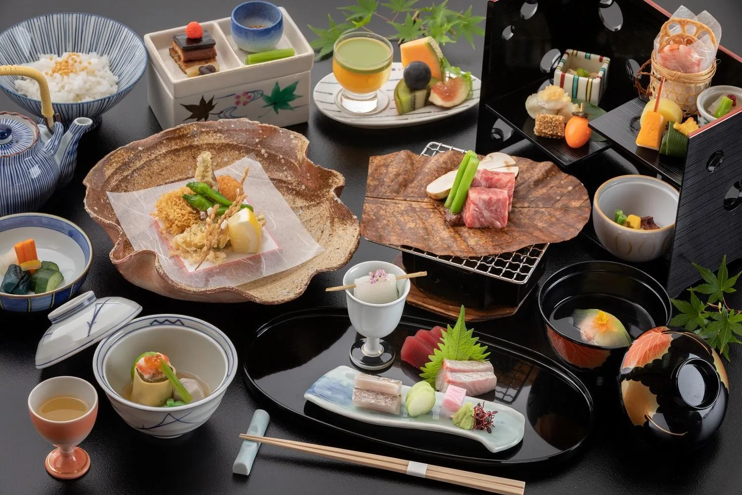 Dinner in Sansuikan Kinryu