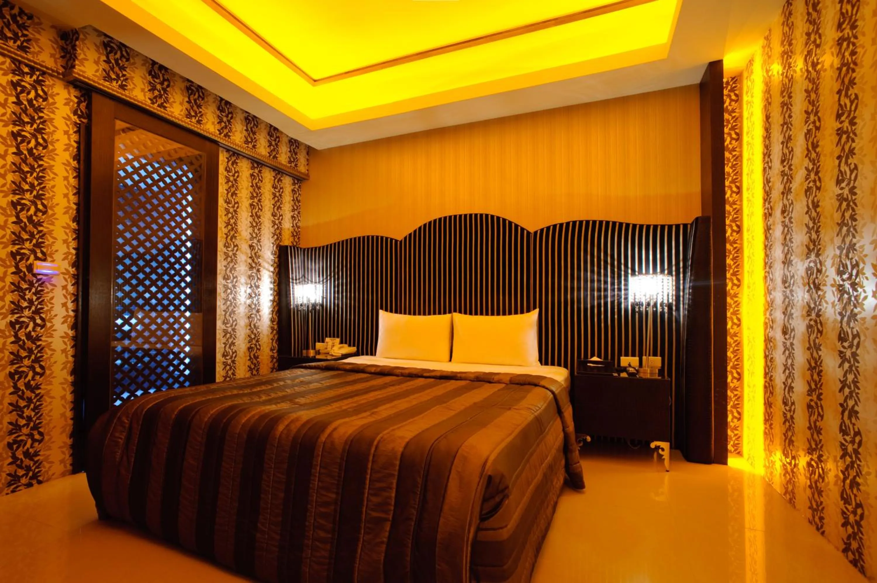 Bed in Zhen 13 Villa Motel