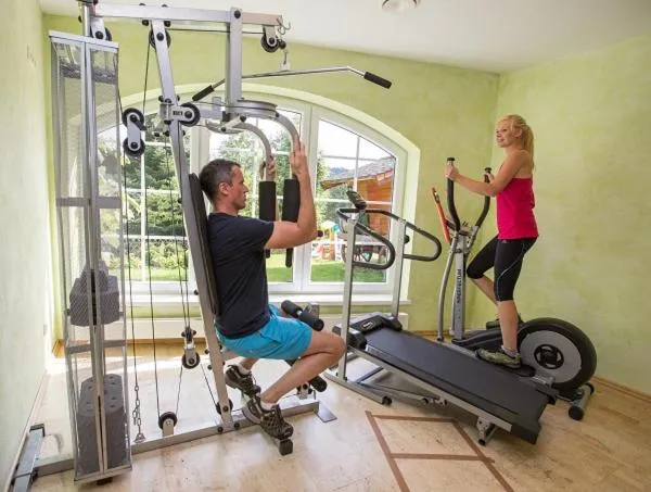 Fitness centre/facilities in Hotel Sporthof Austria