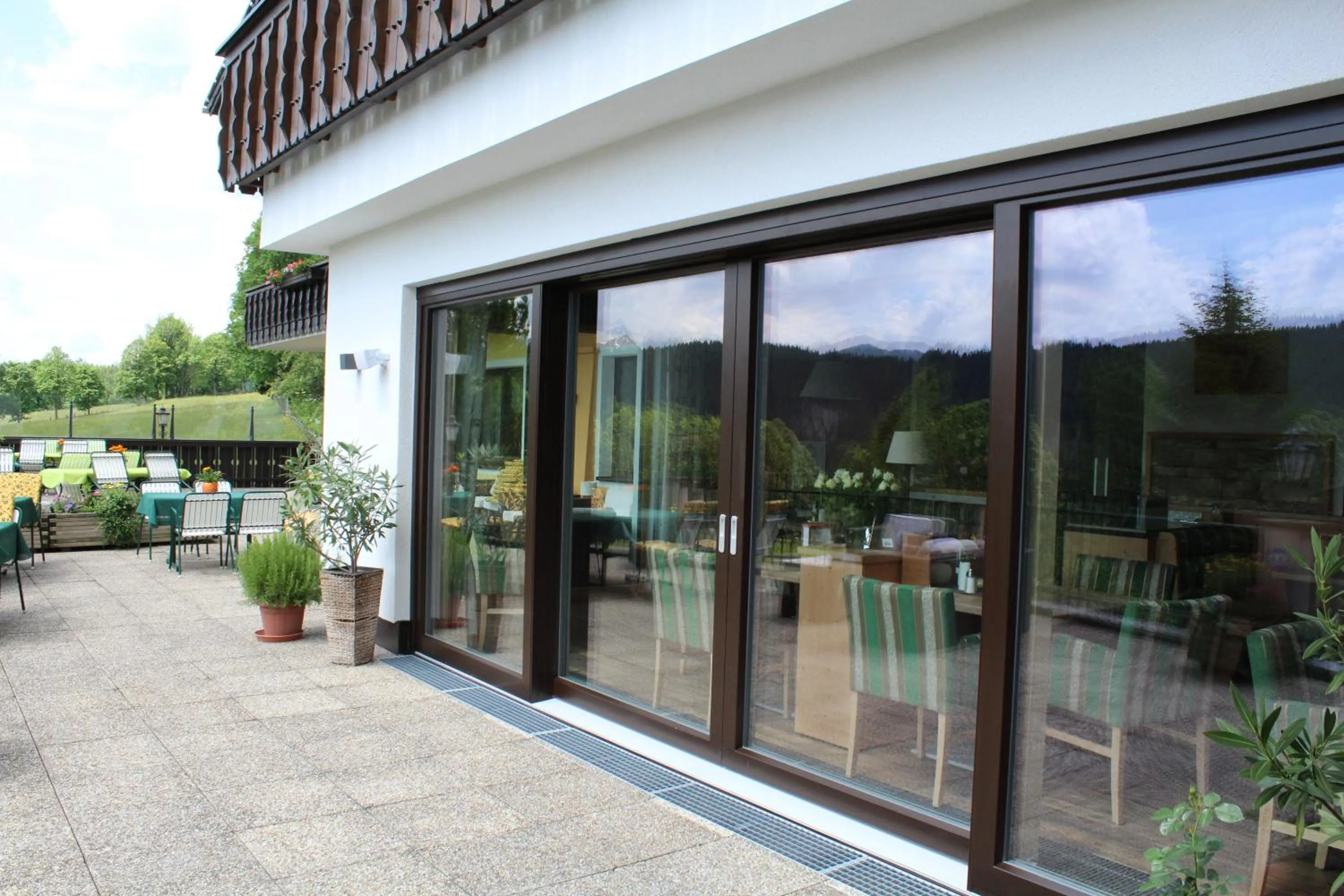 Balcony/Terrace in Hotel Sporthof Austria