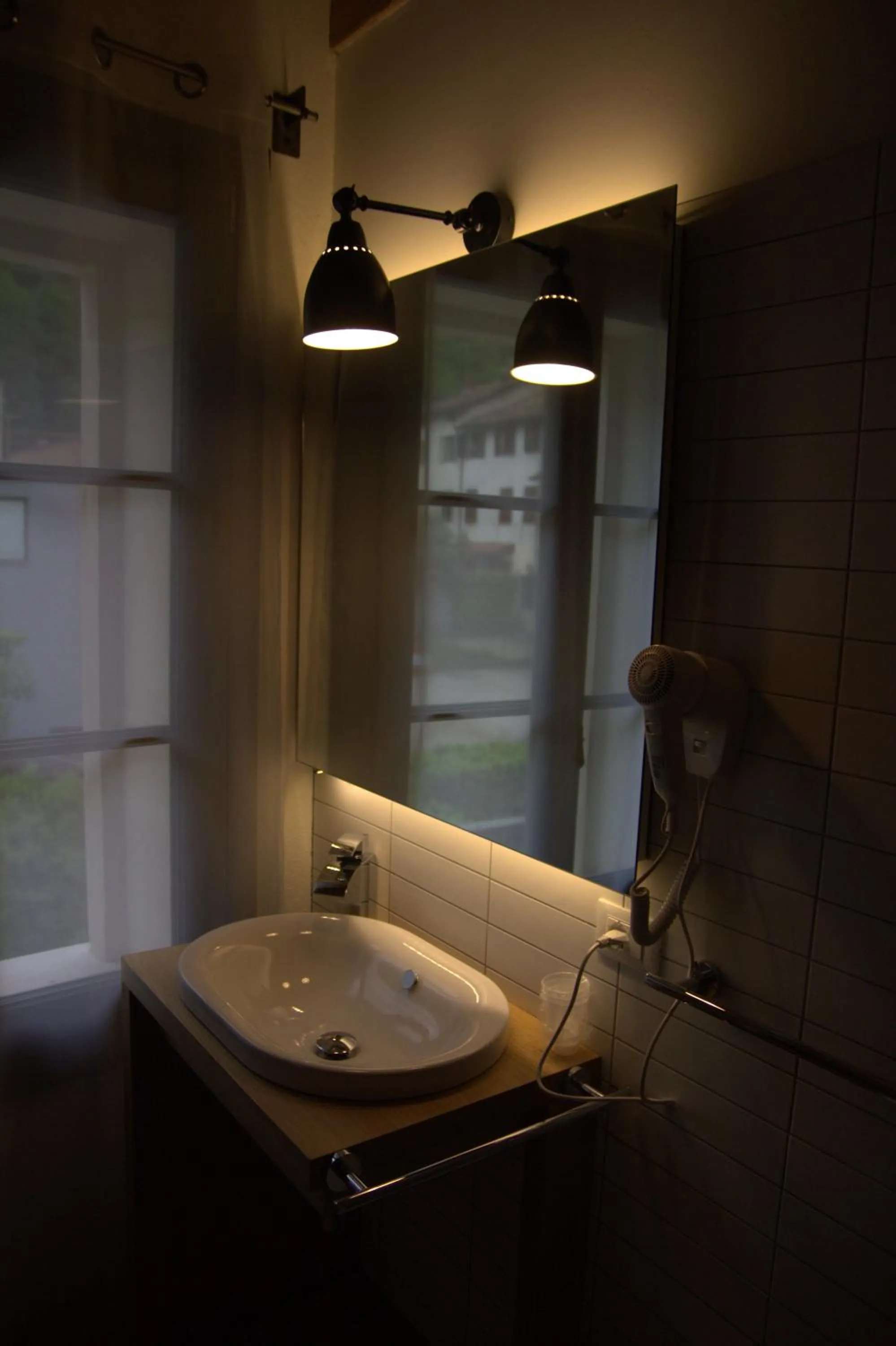 Bathroom in Hotel Dal Menga