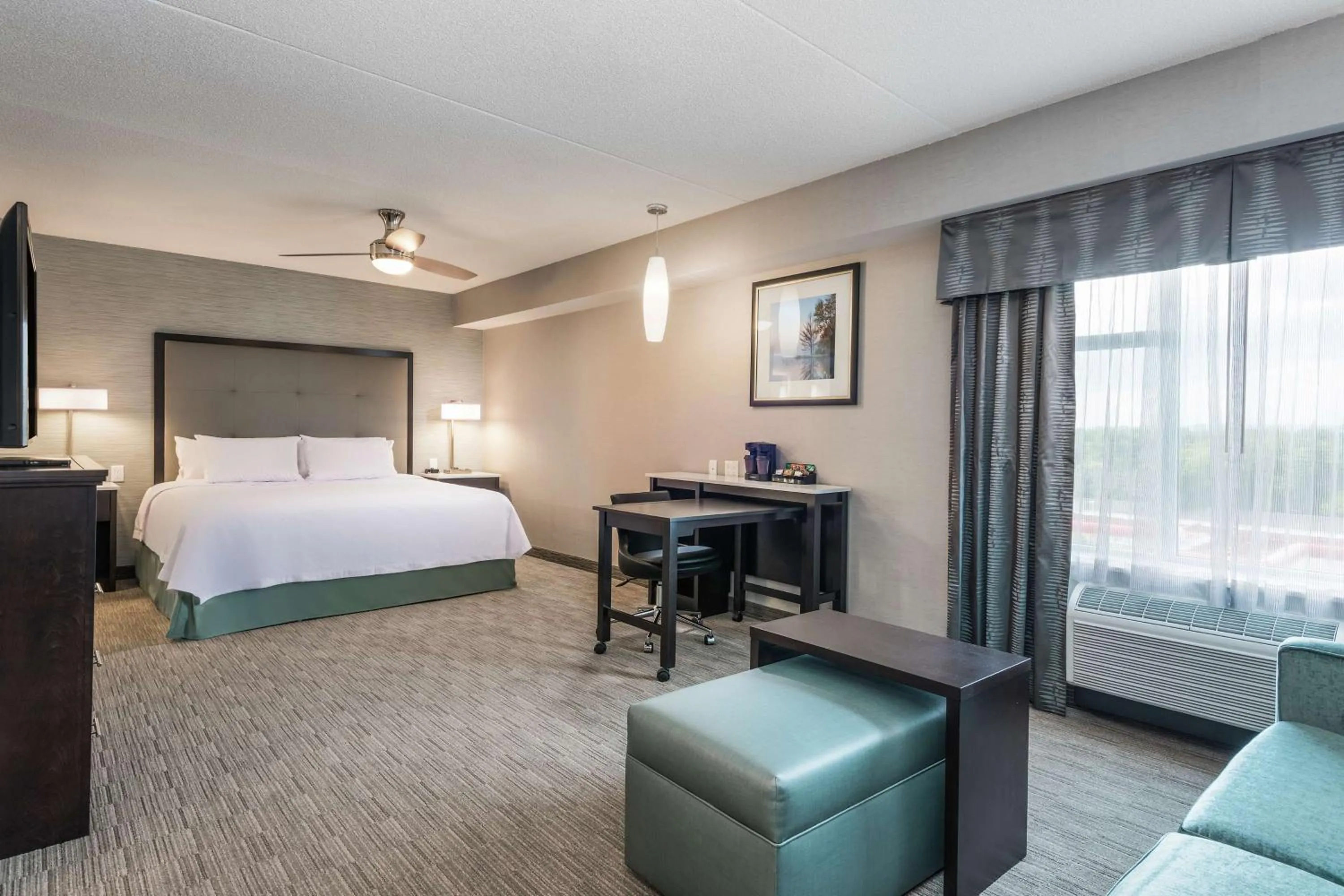 Bedroom, Bed in Homewood Suites By Hilton Ottawa Airport