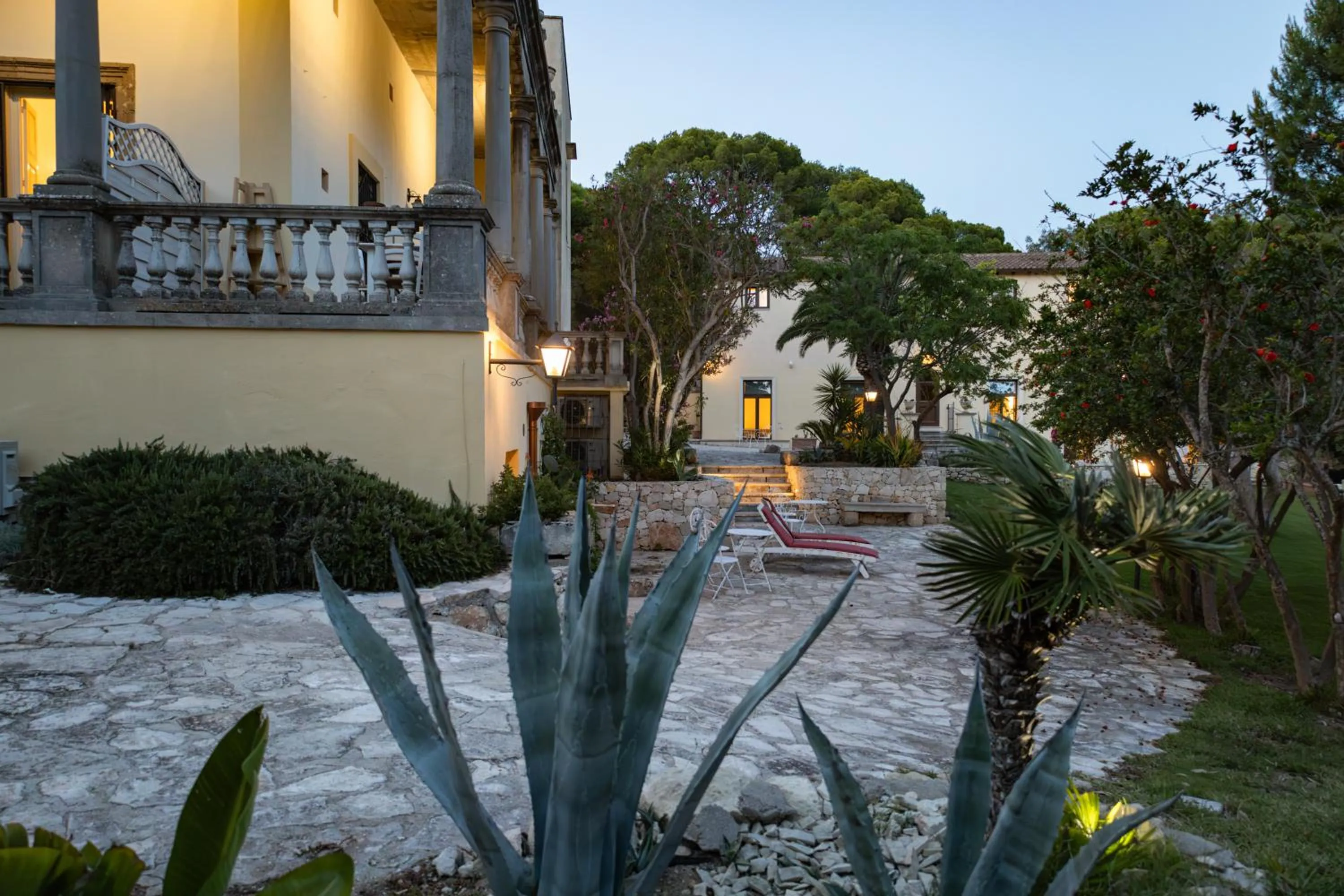 Garden view in Villa Scinata Dimora Storica