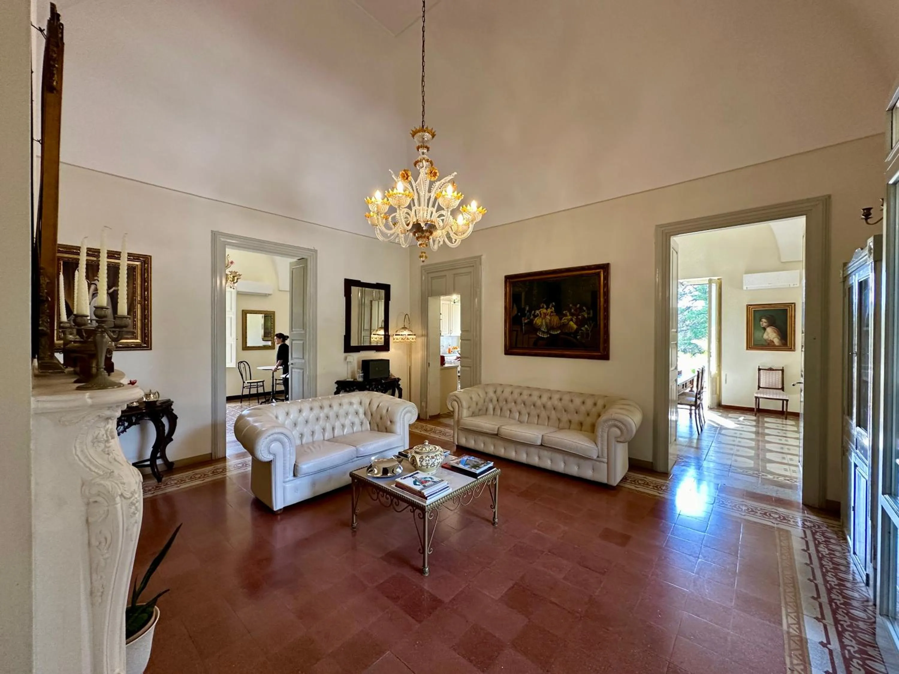 Lounge or bar in Villa Scinata Dimora Storica