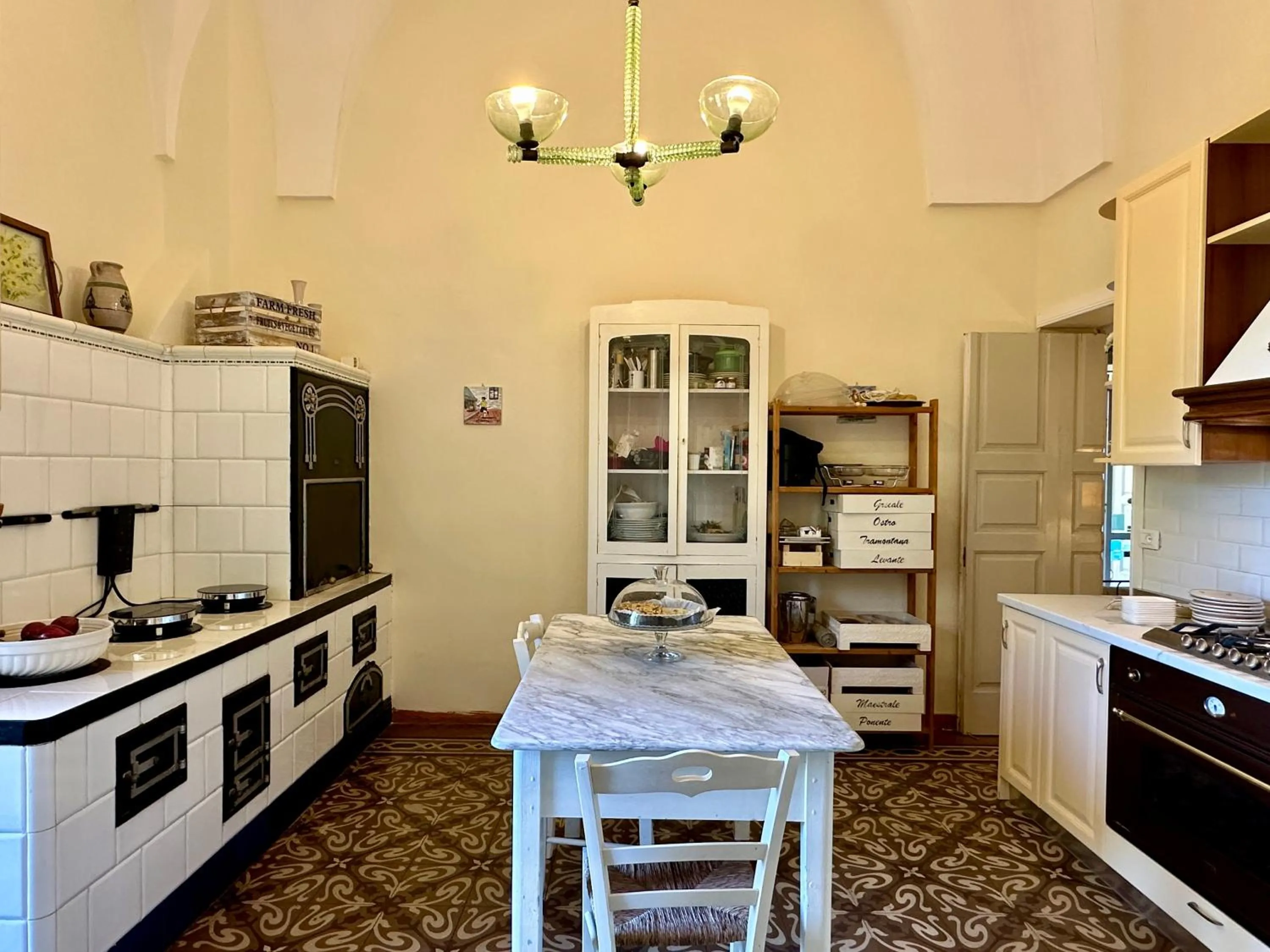 kitchen in Villa Scinata Dimora Storica