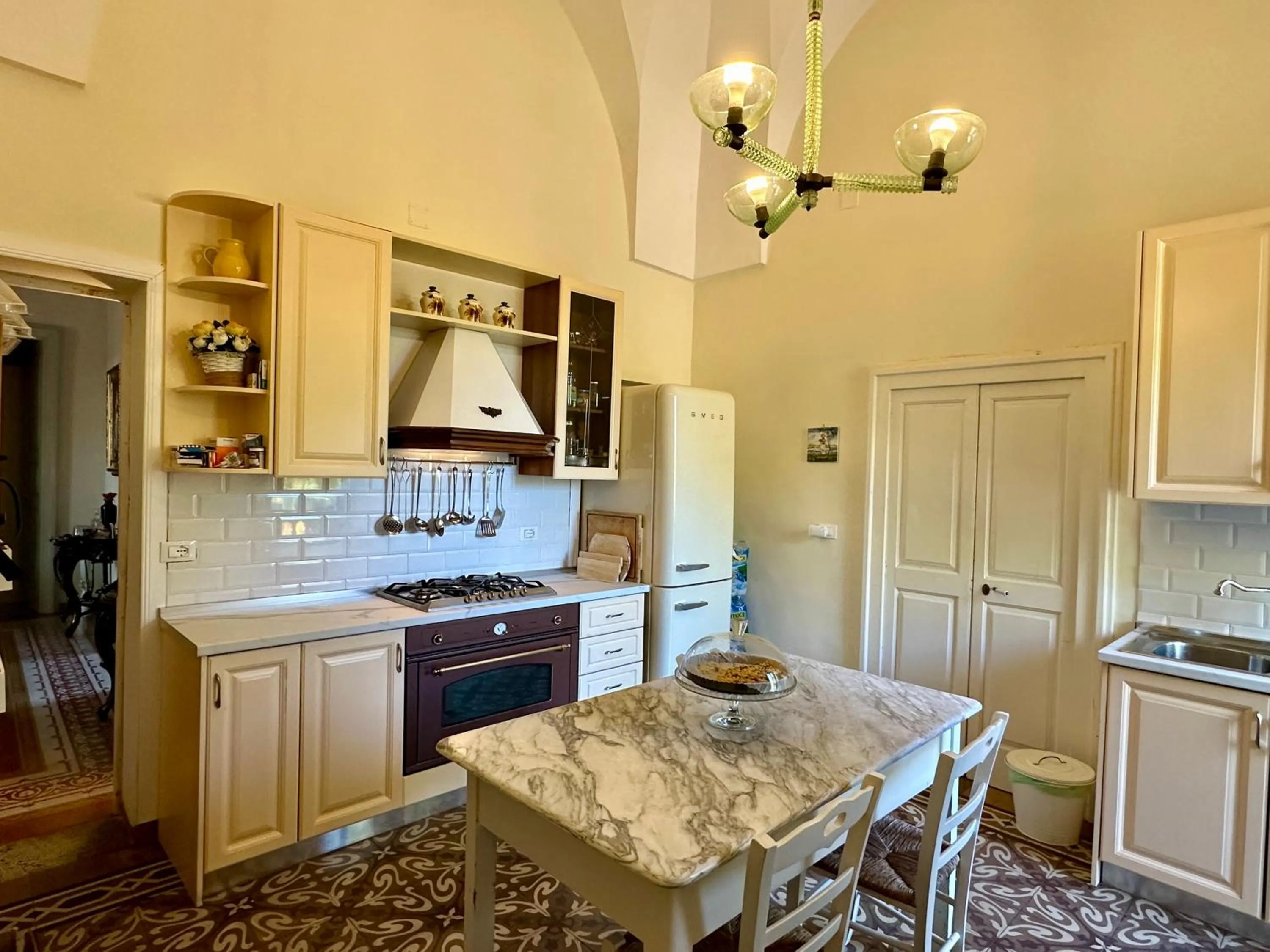 kitchen in Villa Scinata Dimora Storica