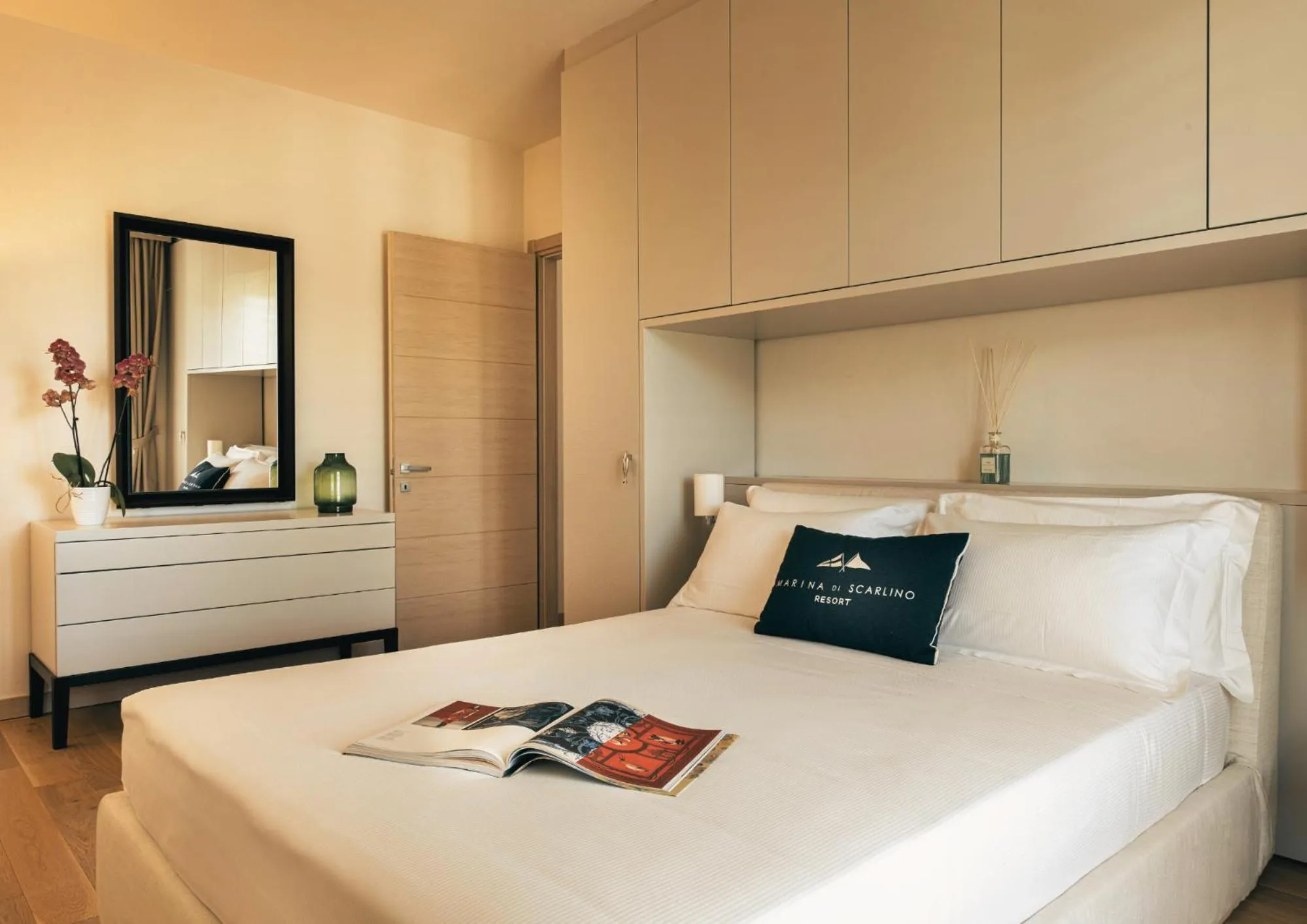 Coffee/tea facilities, Bed in Marina di Scarlino Resort