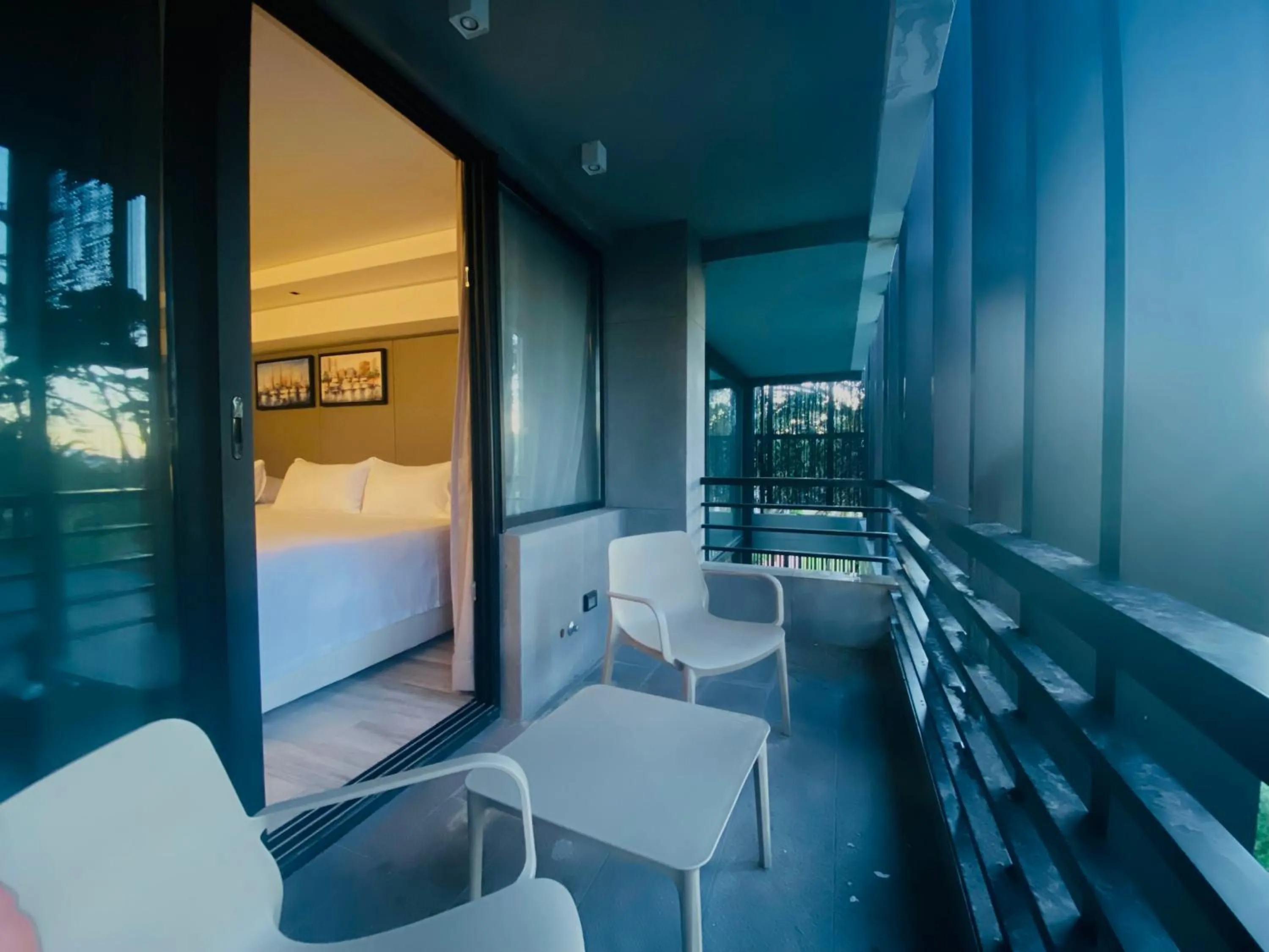 Balcony/Terrace, Bed in La Capilla - Punta del Este