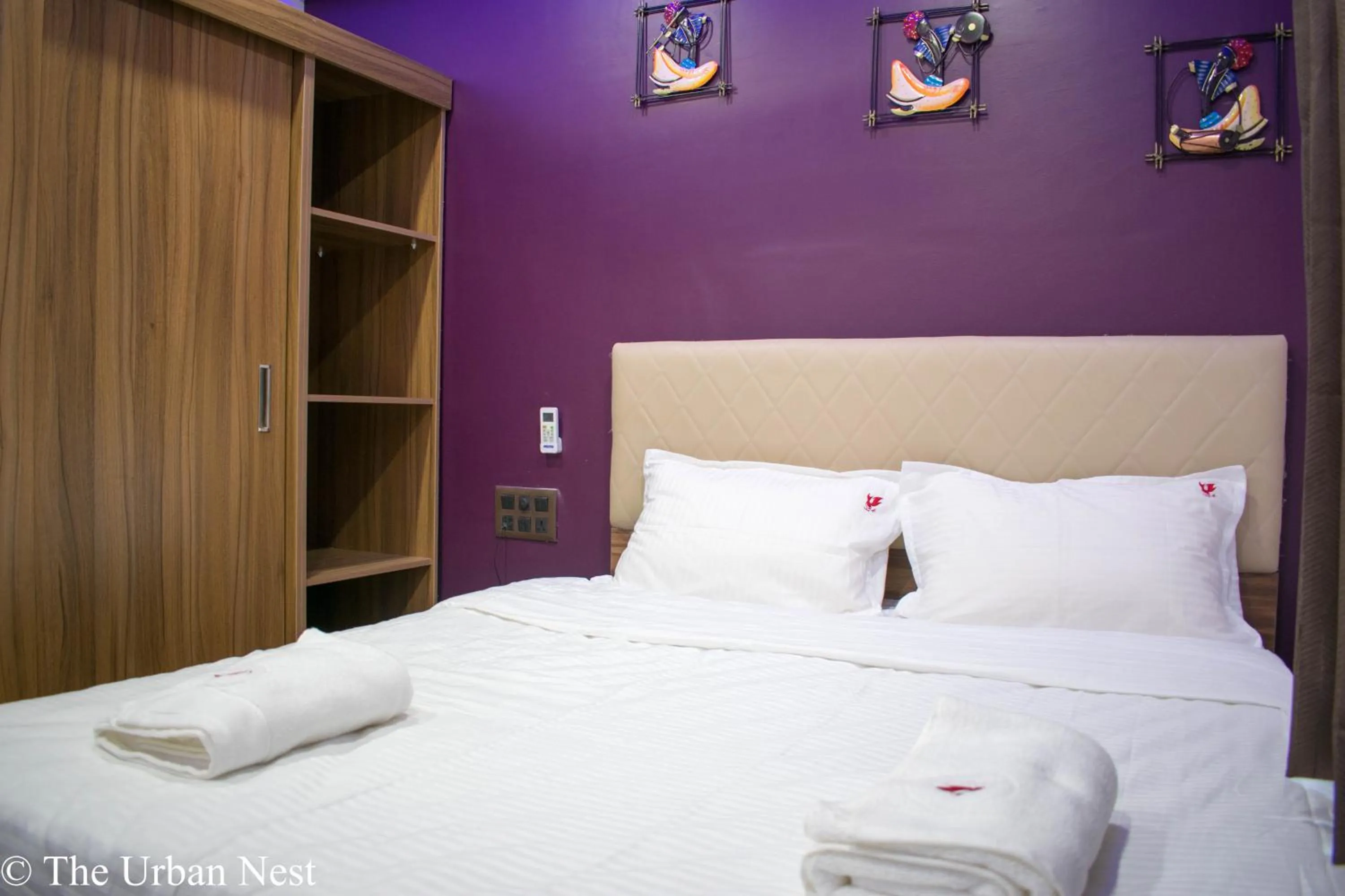 Bedroom, Bed in The Urban Nest