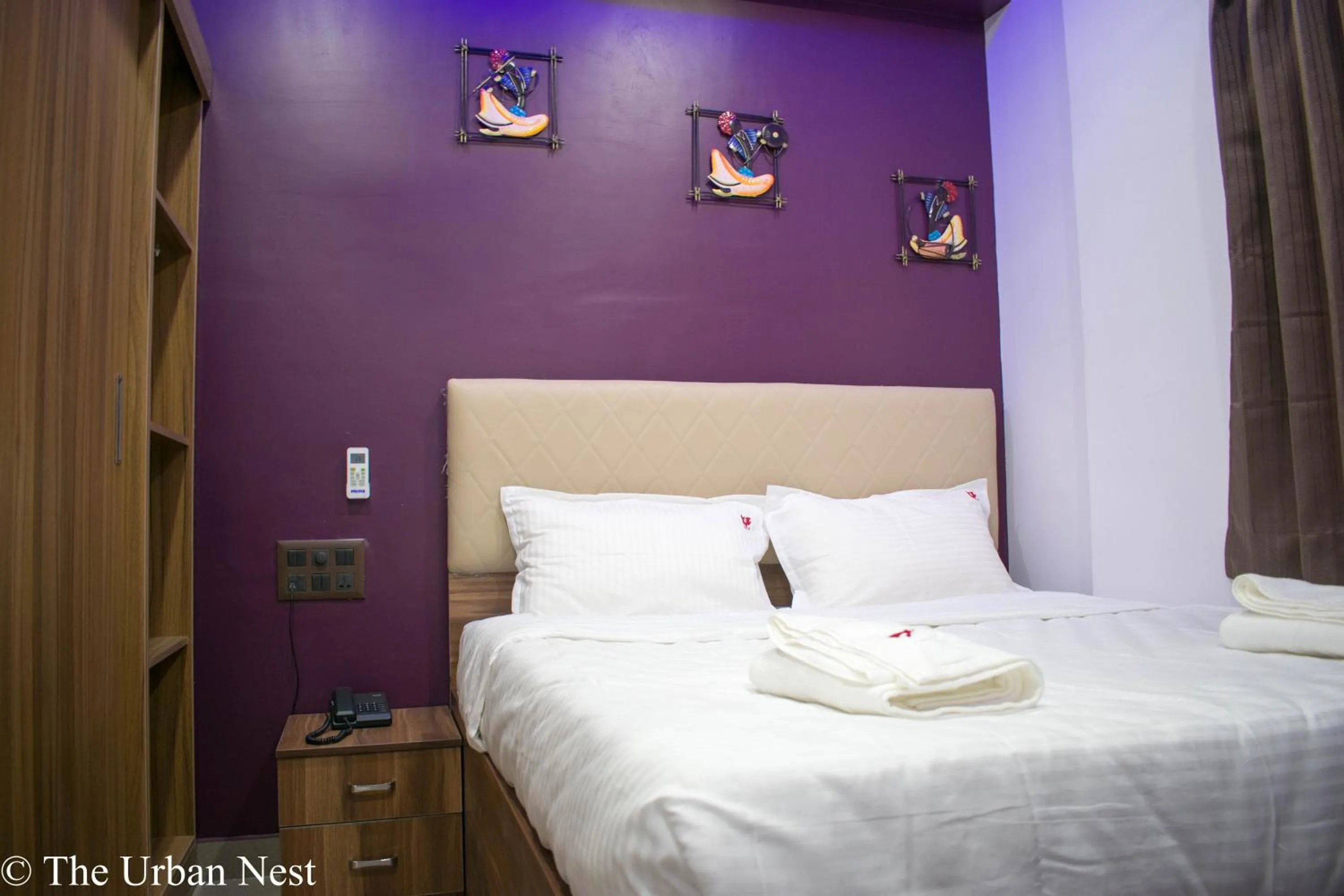 Bedroom, Bed in The Urban Nest