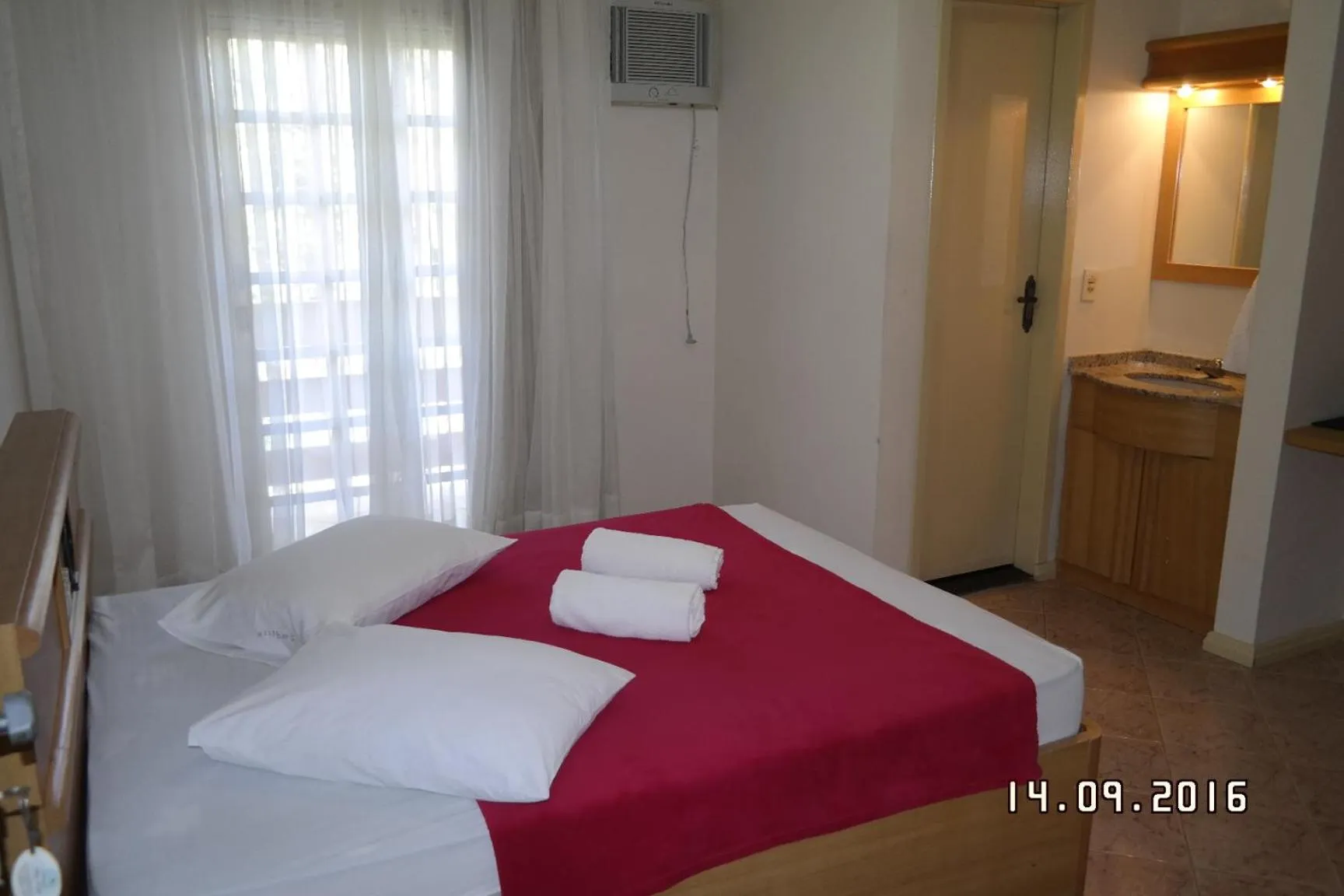 Bed in Hotel Pousada Ilha do Mar Bombinhas