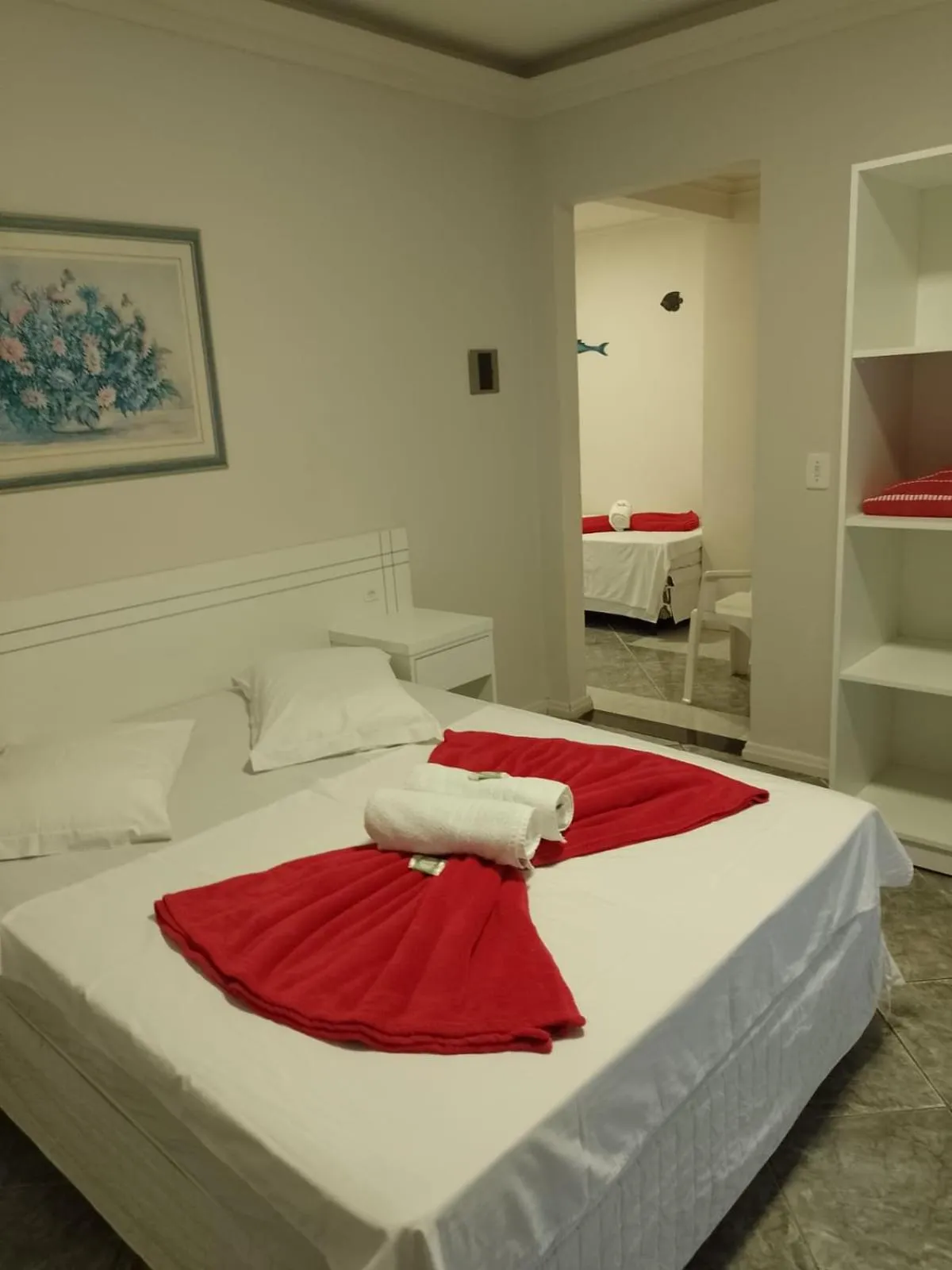 Bedroom, Bed in Hotel Pousada Ilha do Mar Bombinhas