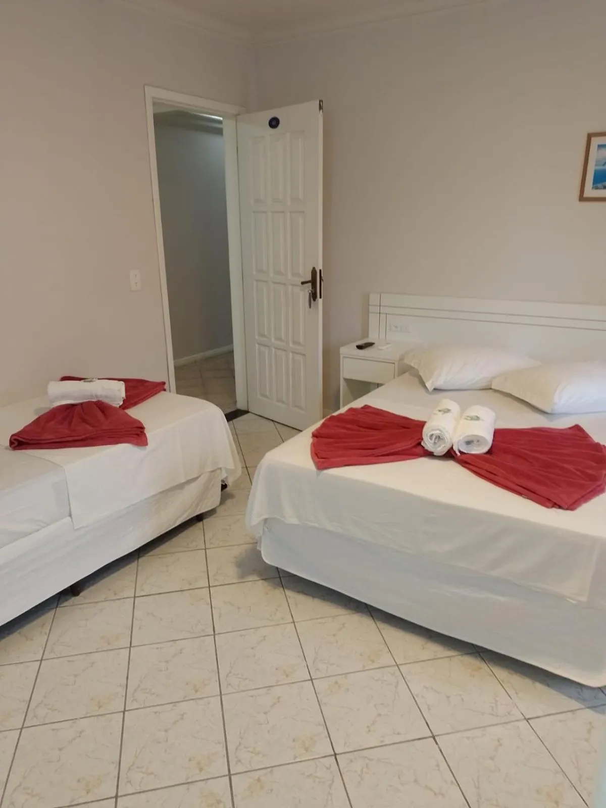 Bedroom, Bed in Hotel Pousada Ilha do Mar Bombinhas