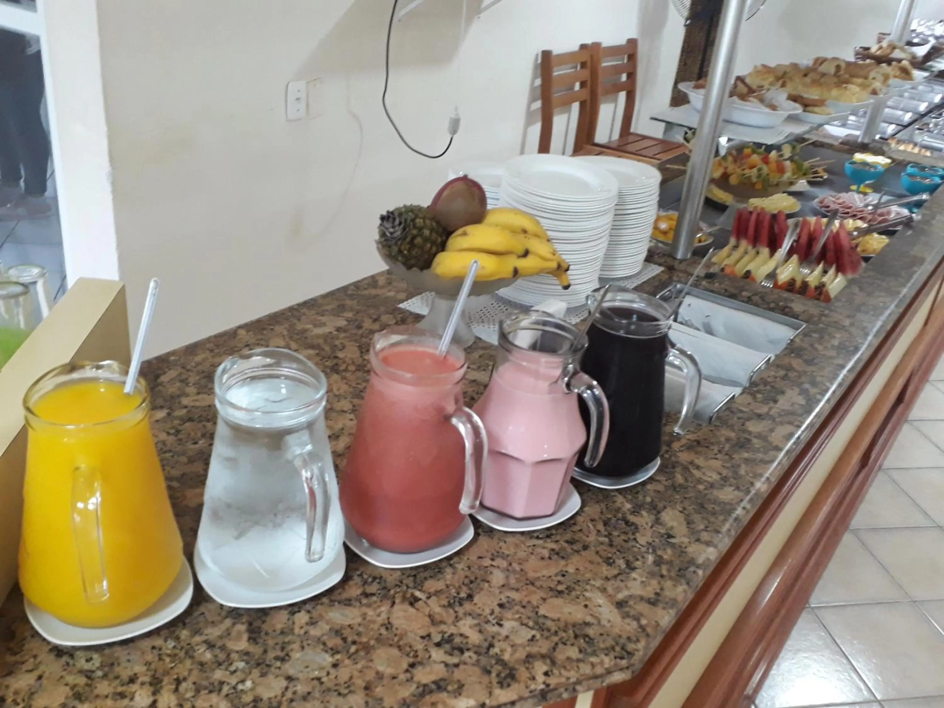Breakfast in Hotel Pousada Ilha do Mar Bombinhas