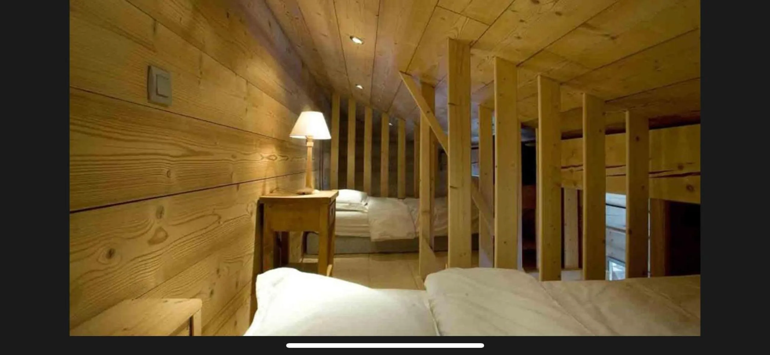 Bed in Hôtel Chalet Alpage