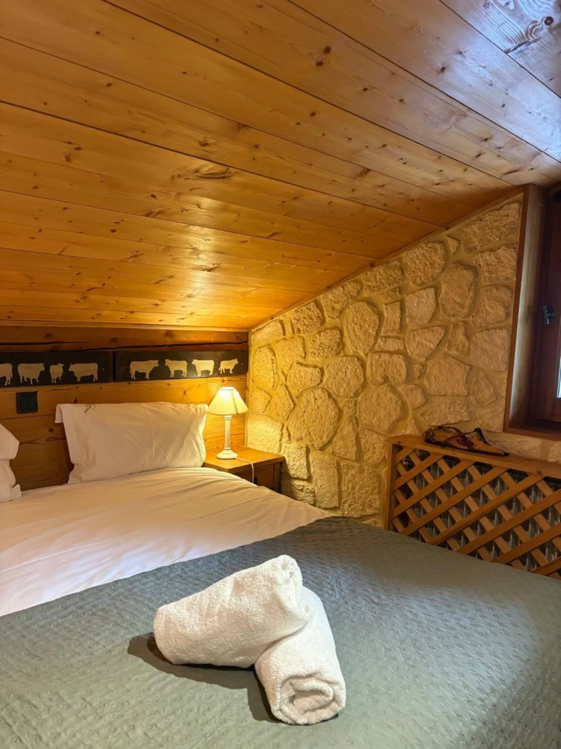 Bed in Hôtel Chalet Alpage