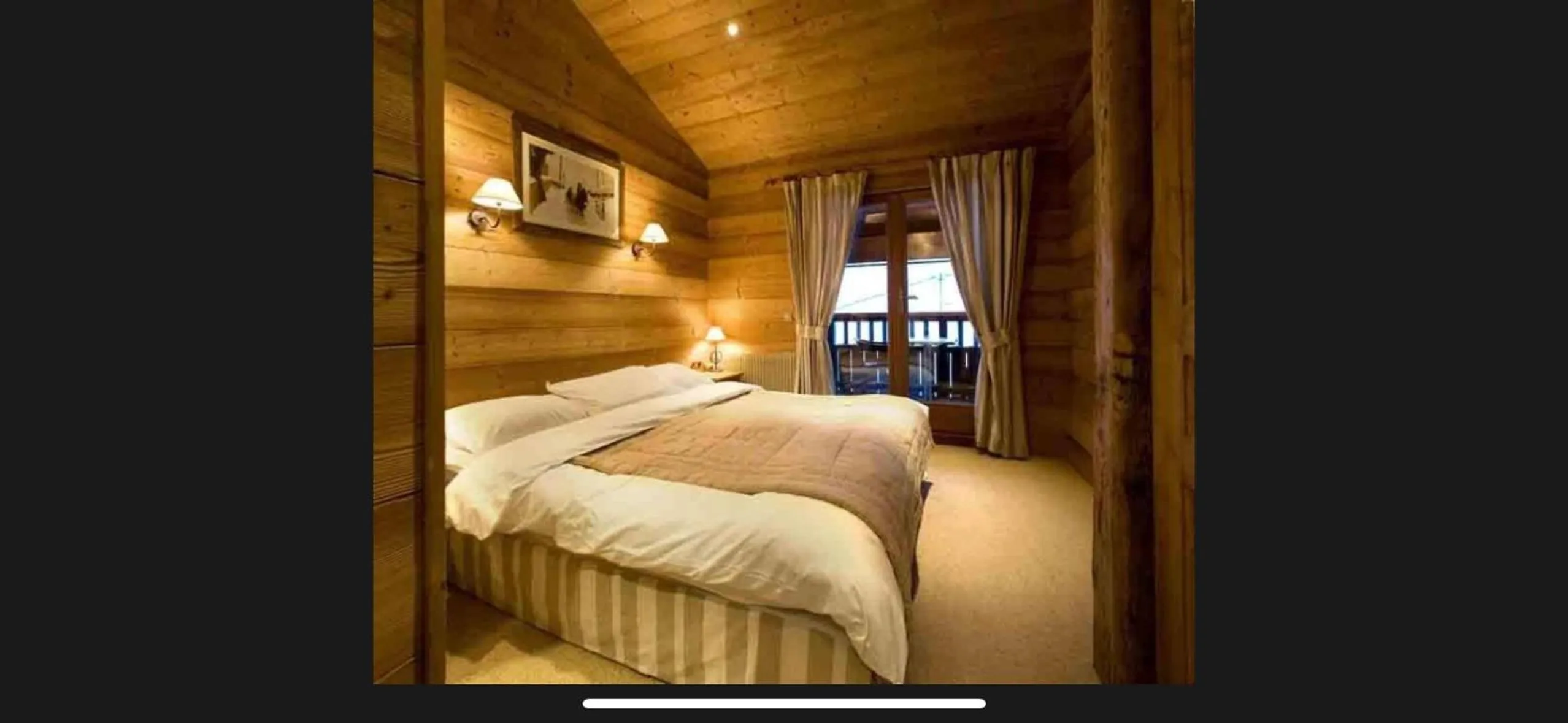 Bed in Hôtel Chalet Alpage