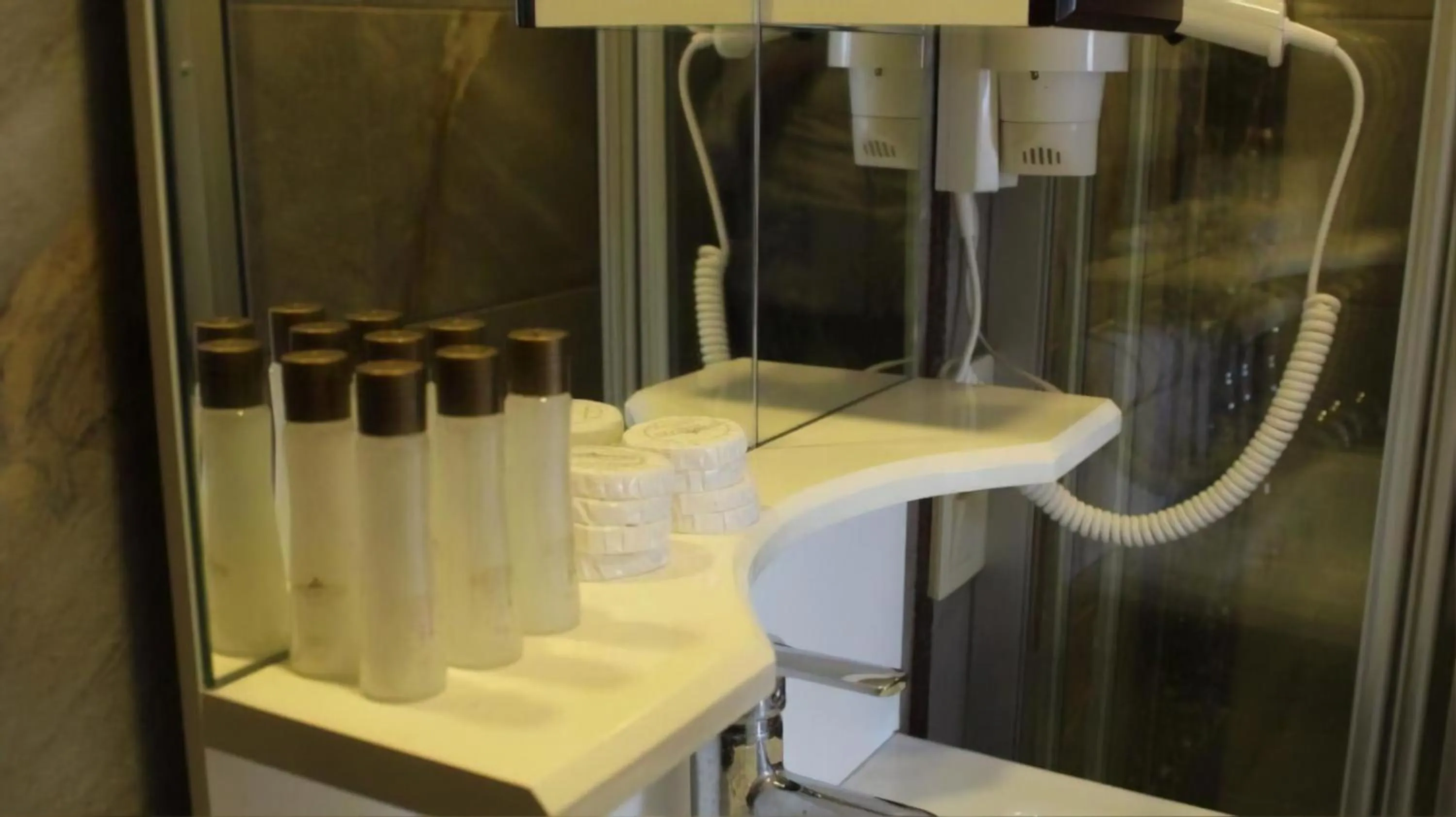 Bathroom in carvan hotel