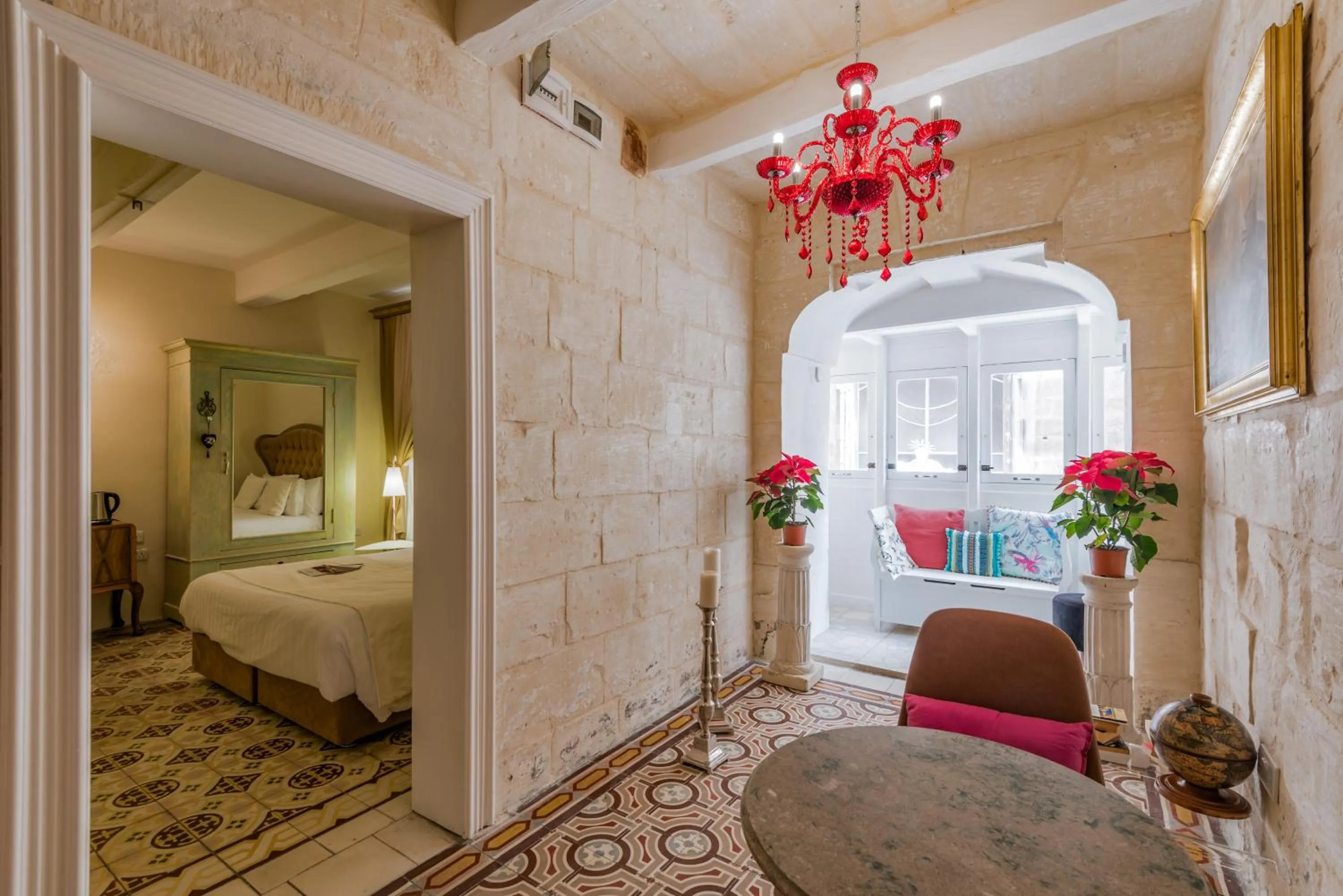 Bed in Valletta Lucente Guest House