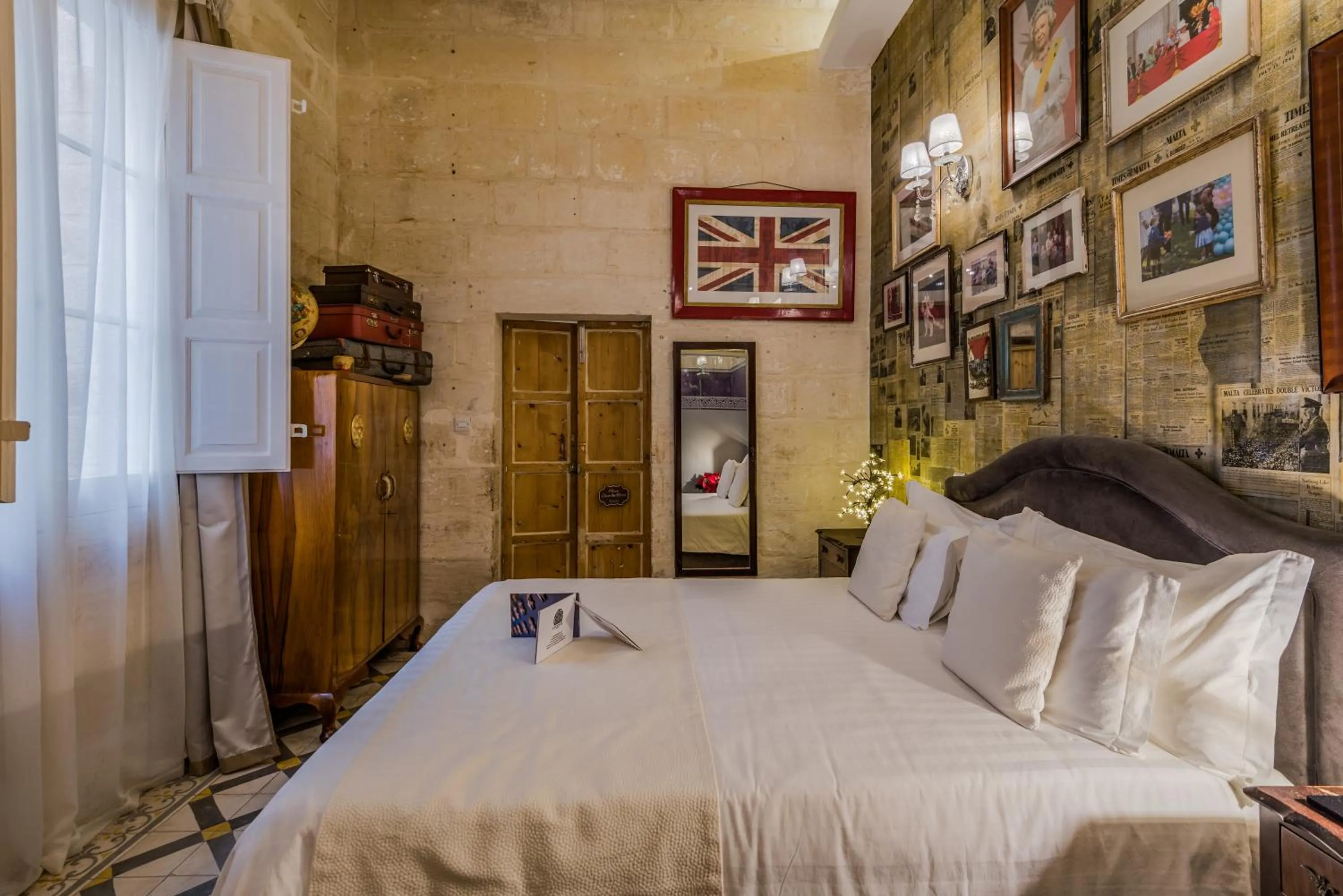 Bed in Valletta Lucente Guest House