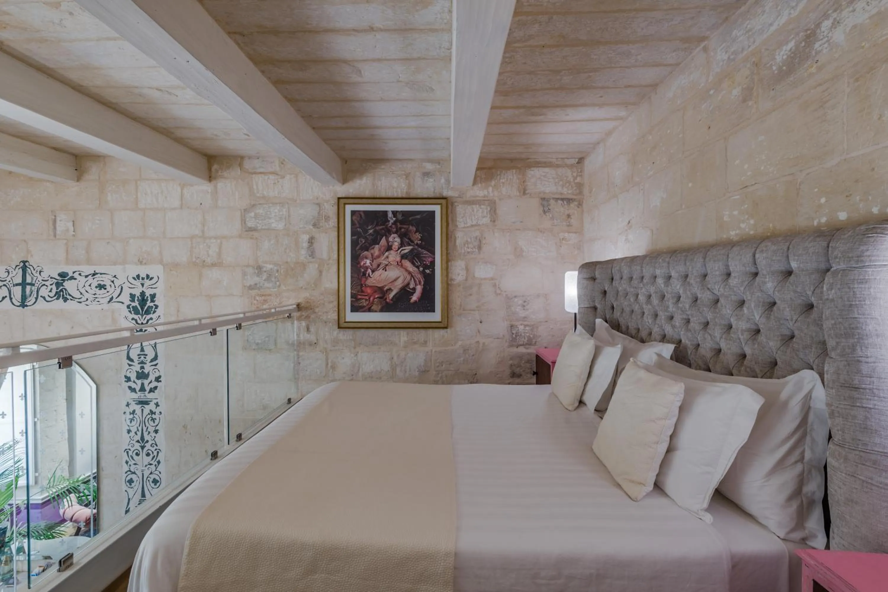 Bed in Valletta Lucente Guest House