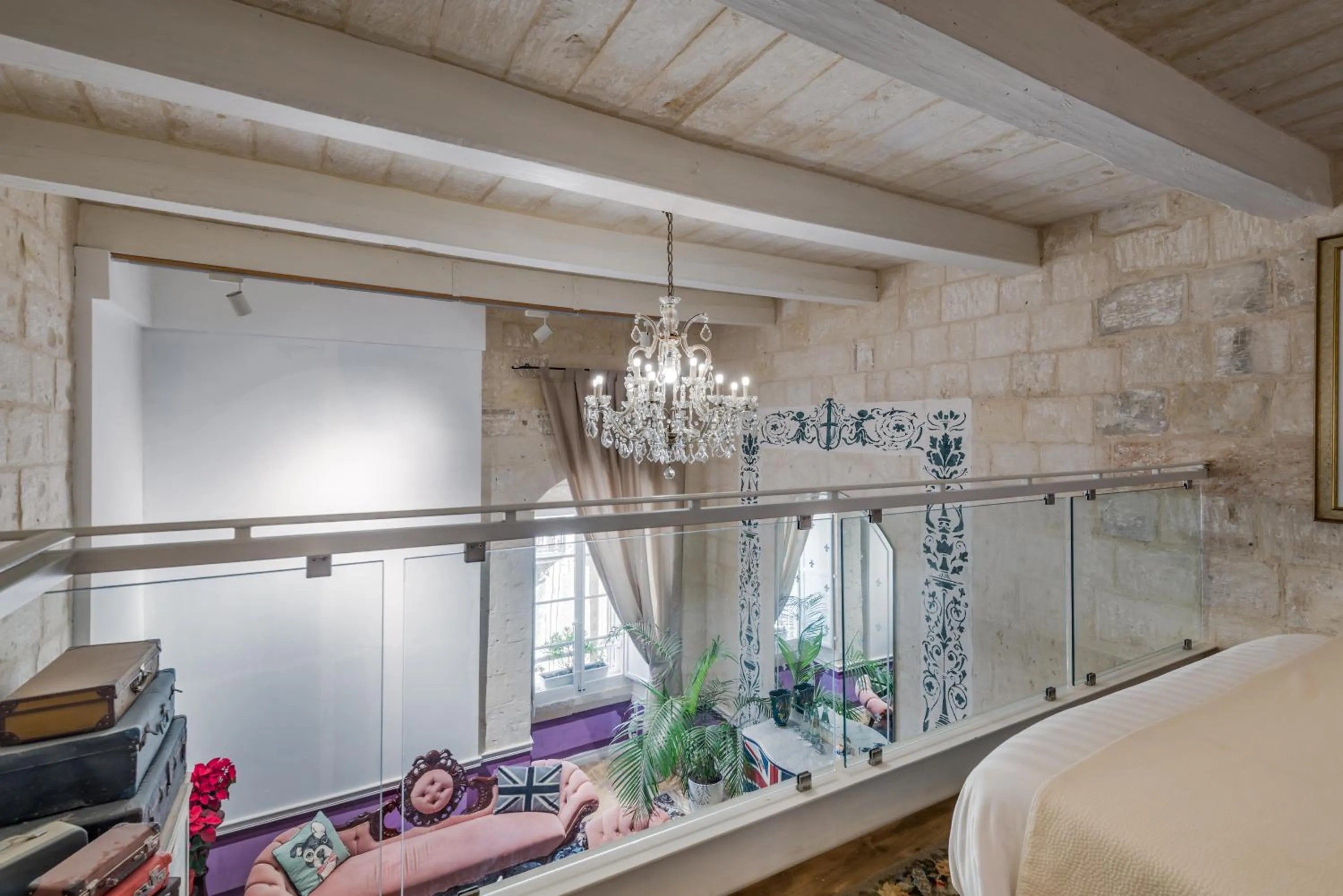 Bed in Valletta Lucente Guest House