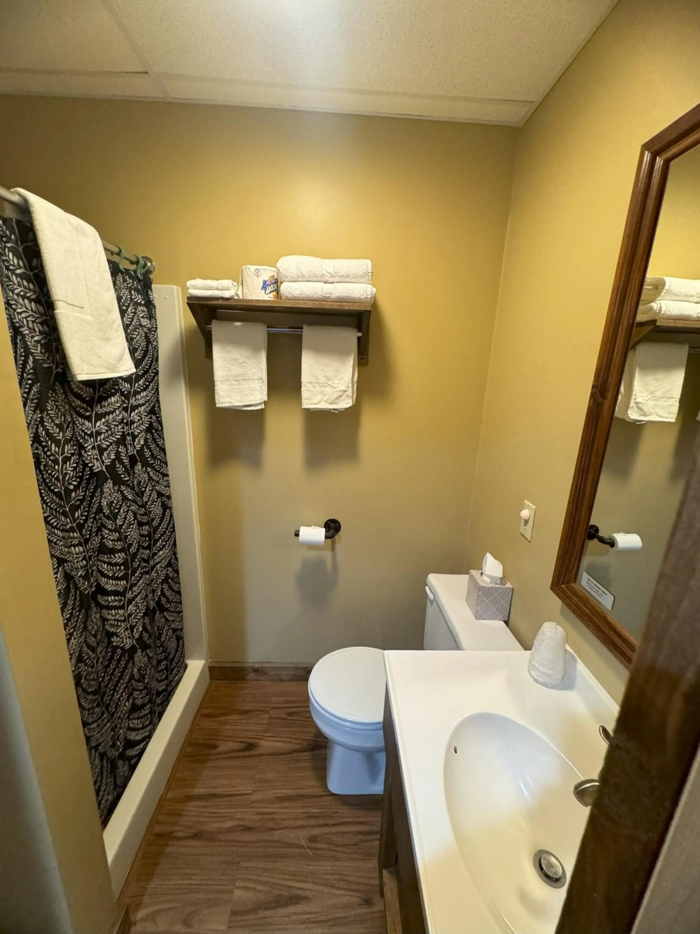 Bathroom in Lake Ontario Motel & Inn