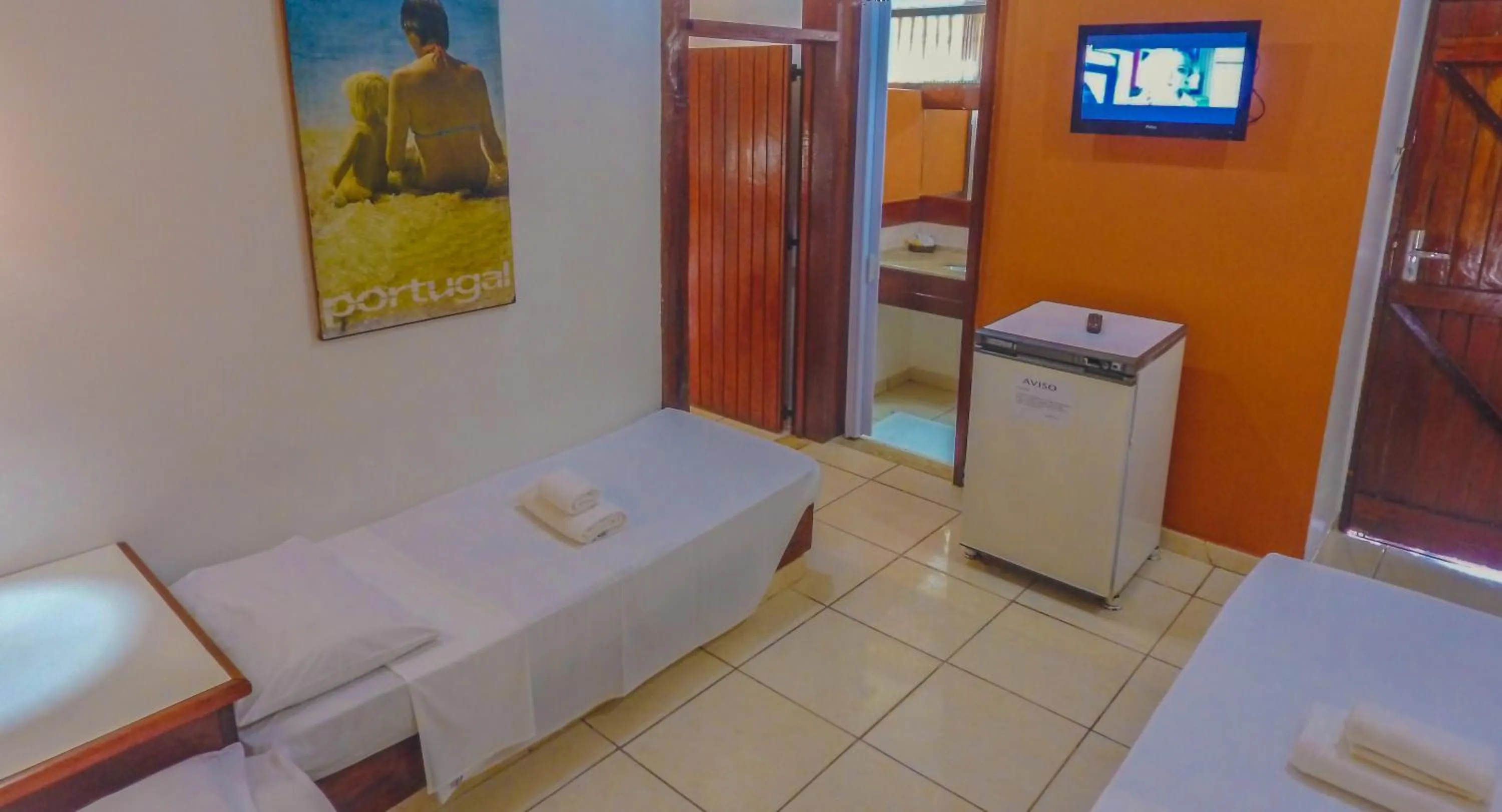 Living room, Bed in Pousada Aldeia Portuguesa