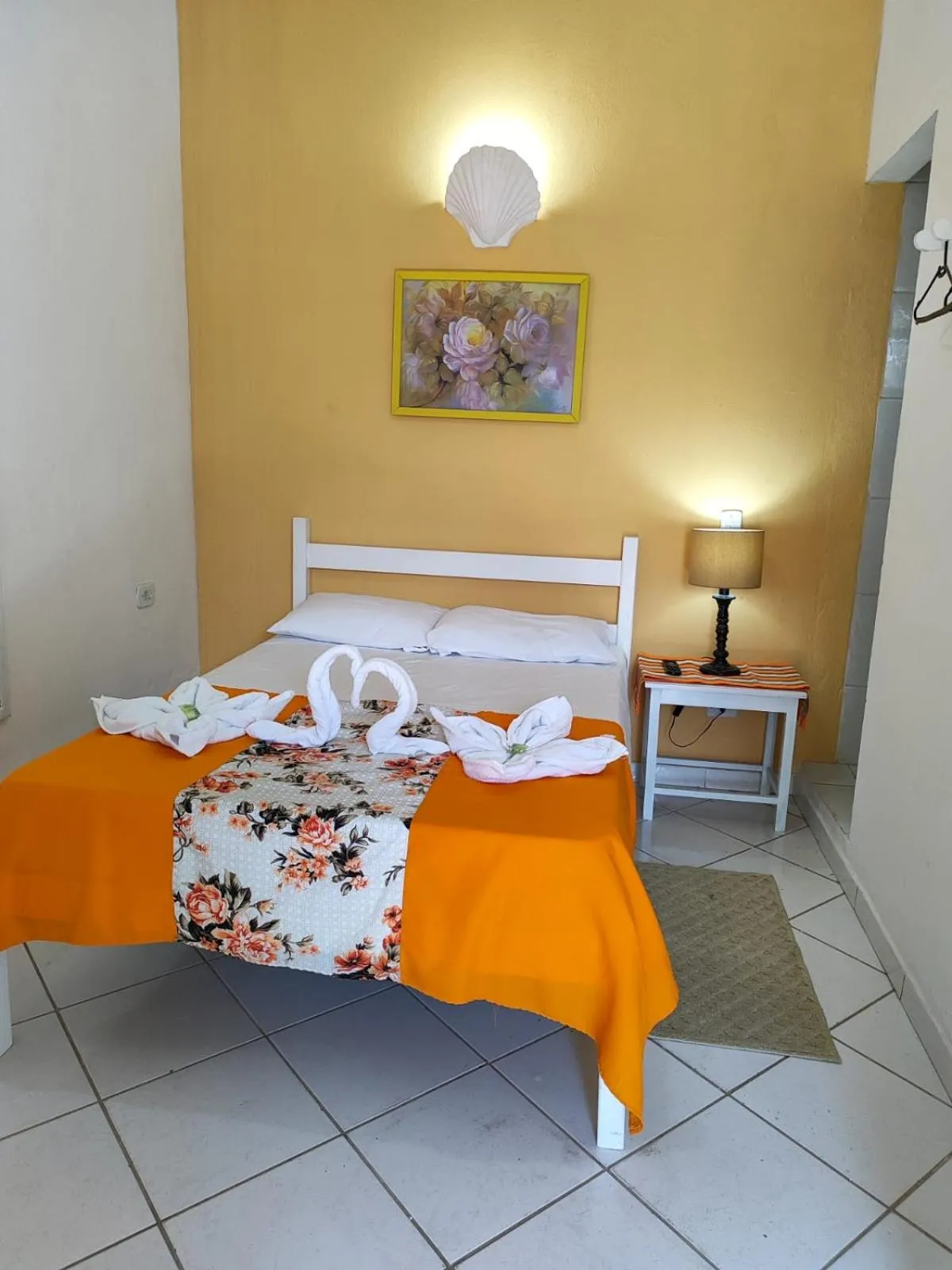 Bed in Pousada Florescer